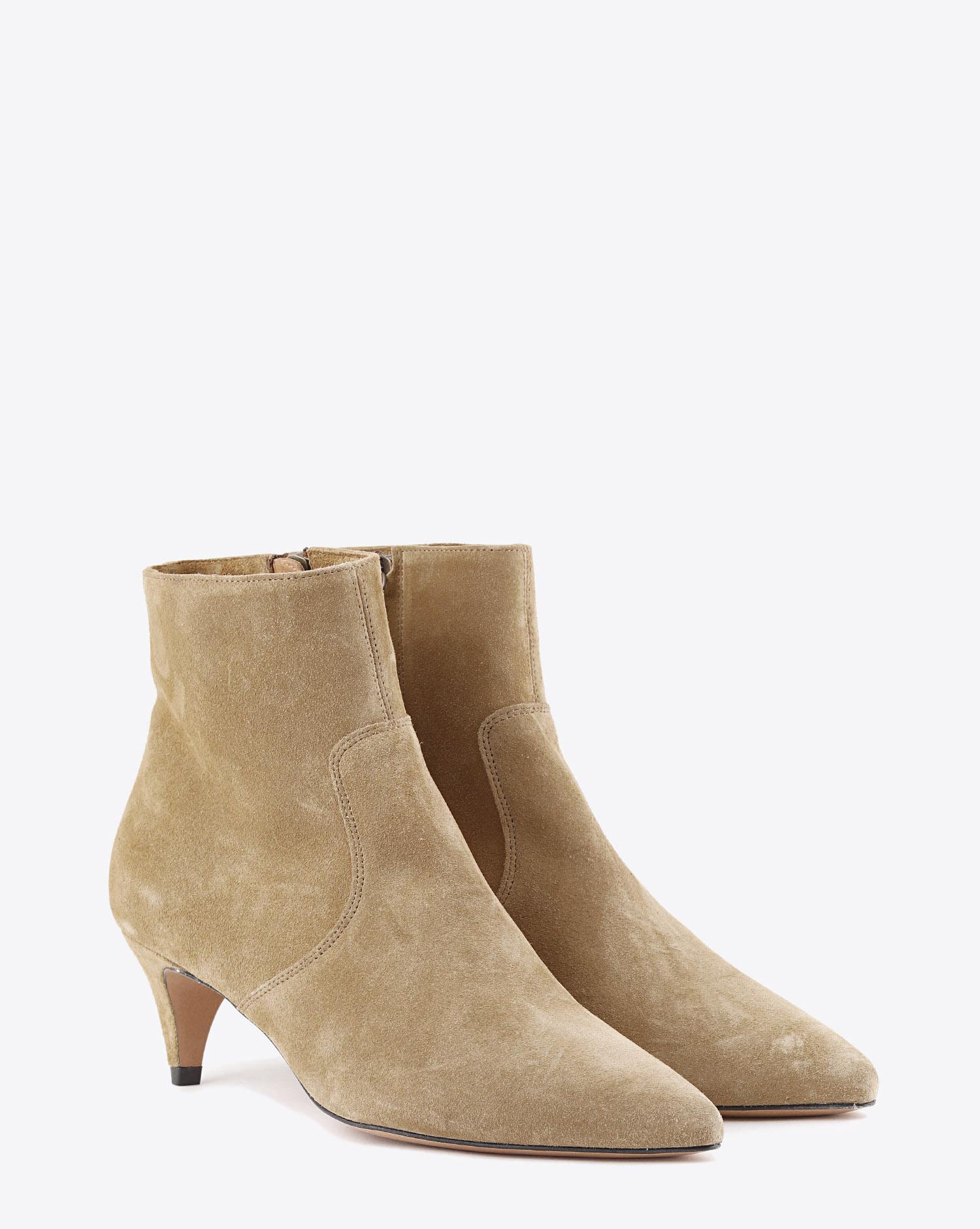 Isabel Marant Chaussures Boots DERST -  Suede Beige  