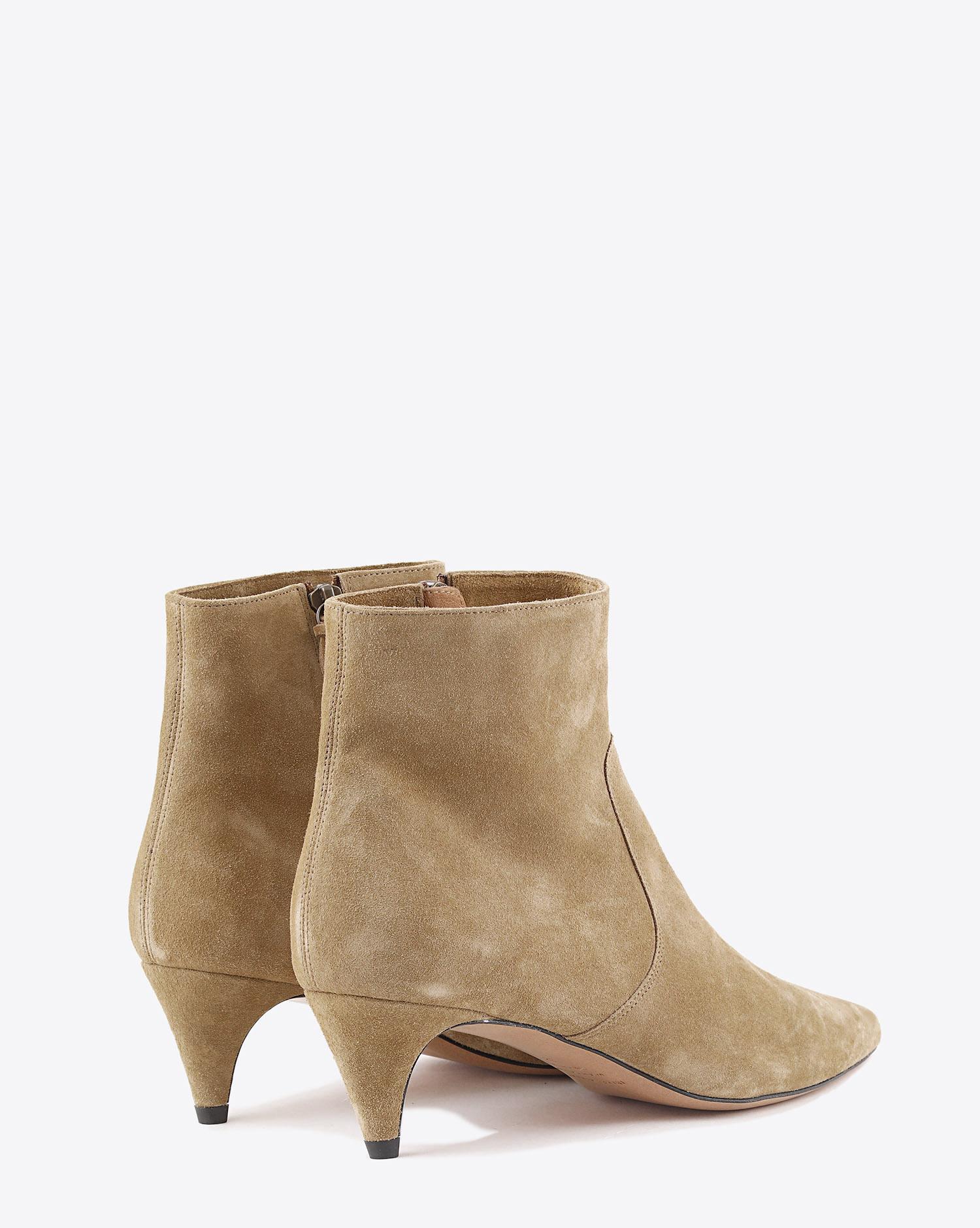 Isabel Marant Chaussures Boots DERST -  Suede Beige  