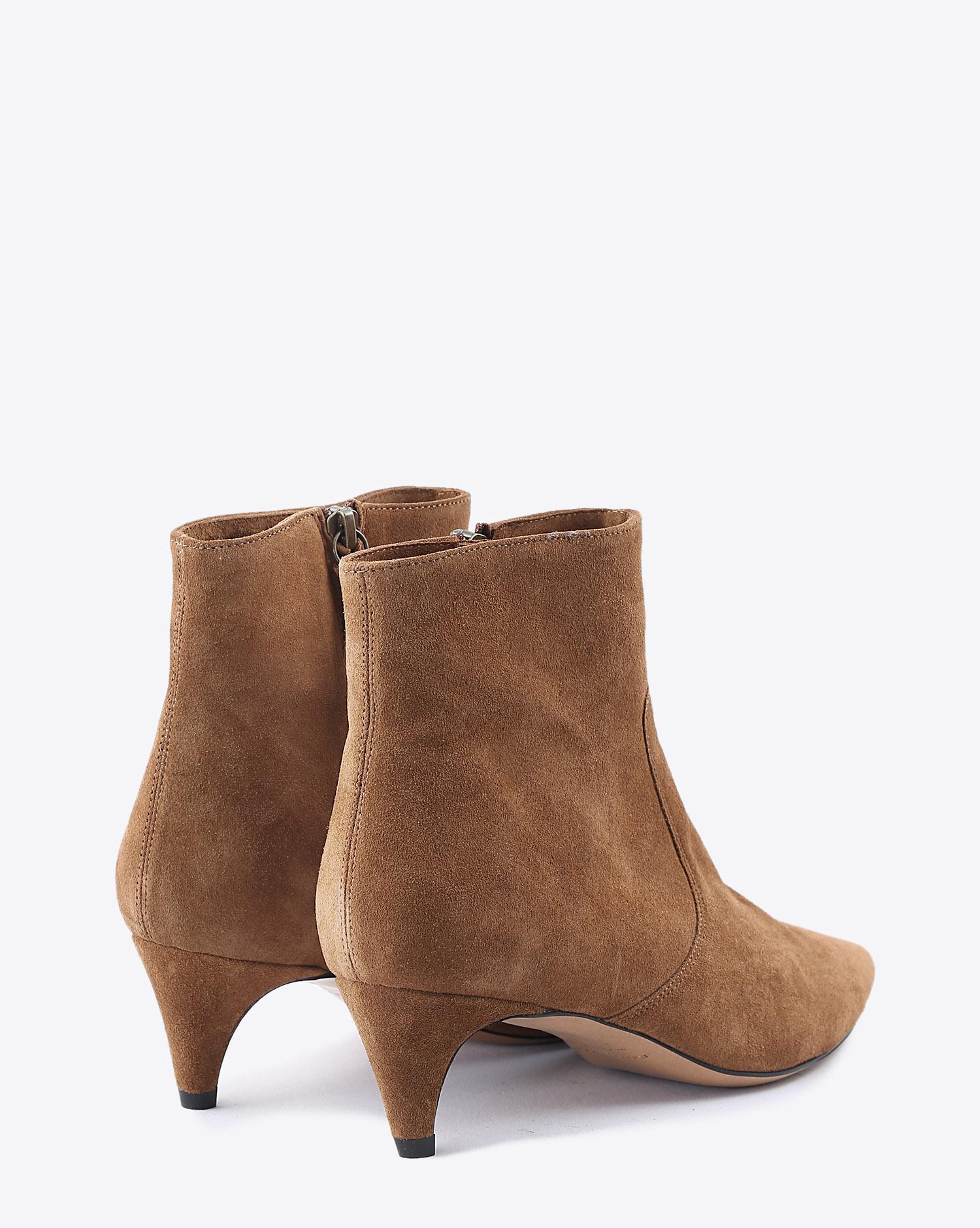 Isabel Marant Chaussures Boots DERST -  Suede Cognac   