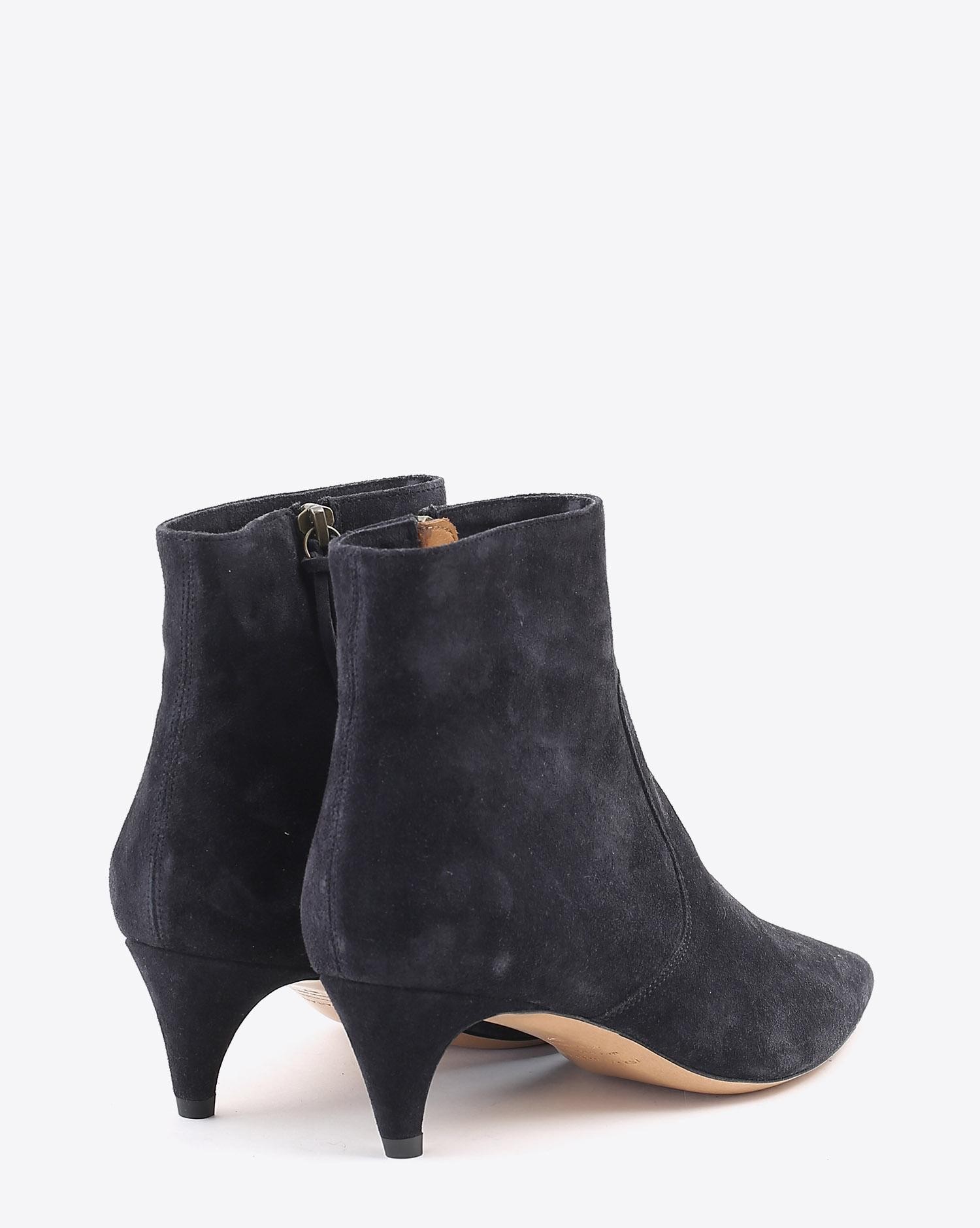 Isabel Marant Chaussures Boots DERST -  Suede Faded Black   