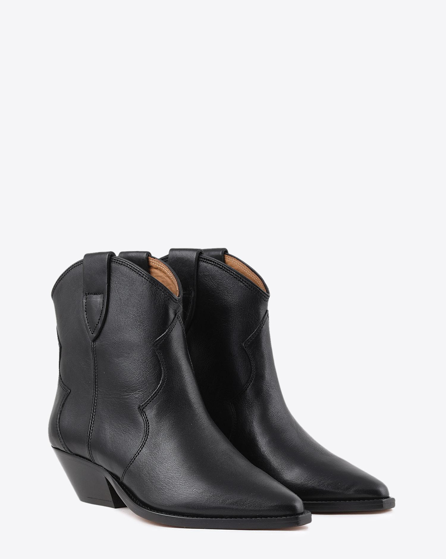 Isabel Marant Chaussures Boots DEWINA - Cuir Noir  