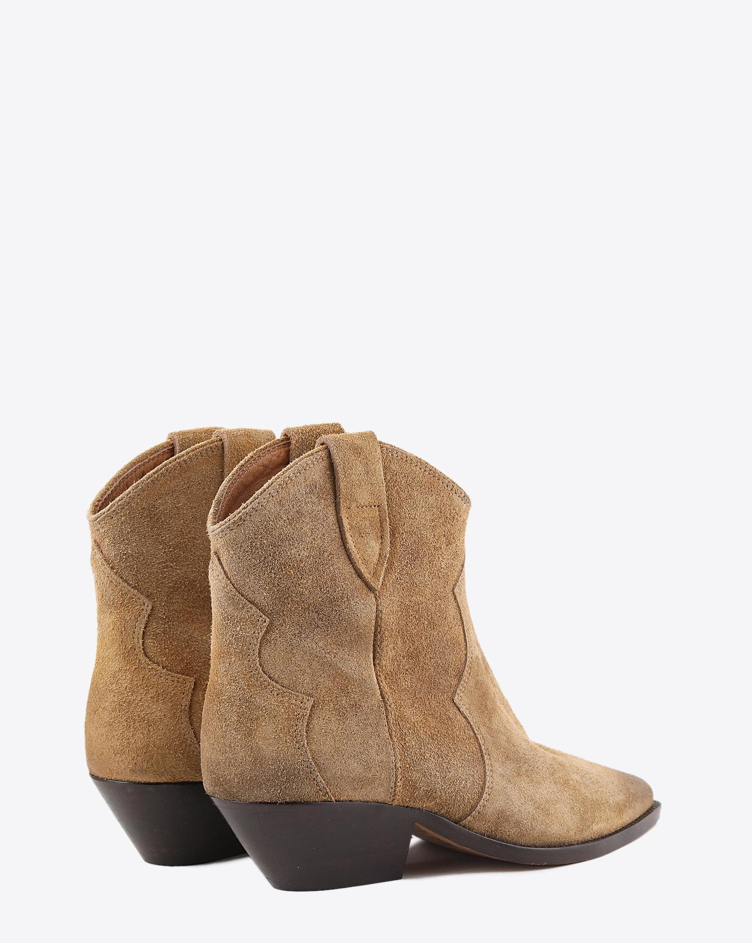 Isabel Marant Chaussures Boots DEWINA - Suede Beige  