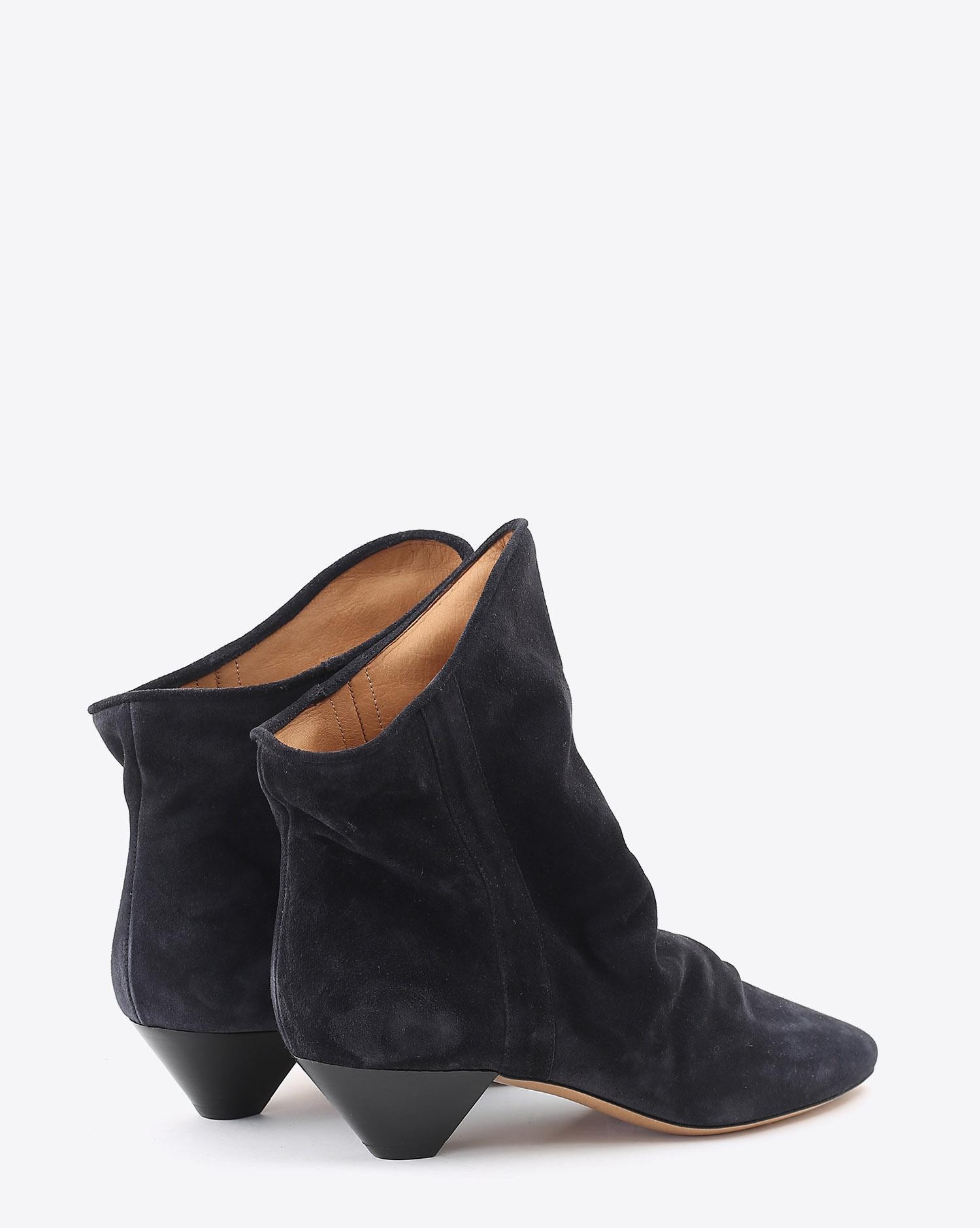 Isabel Marant Chaussures Boots DOEY - Suede Faded Black  