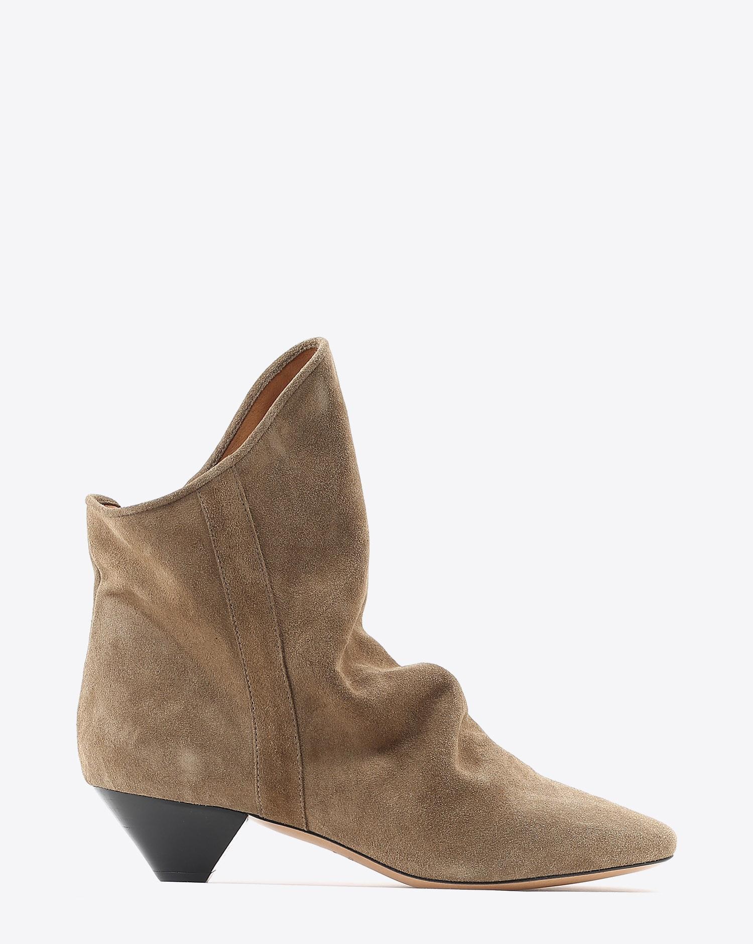 Isabel Marant Chaussures Boots DOEY - Suede Taupe  