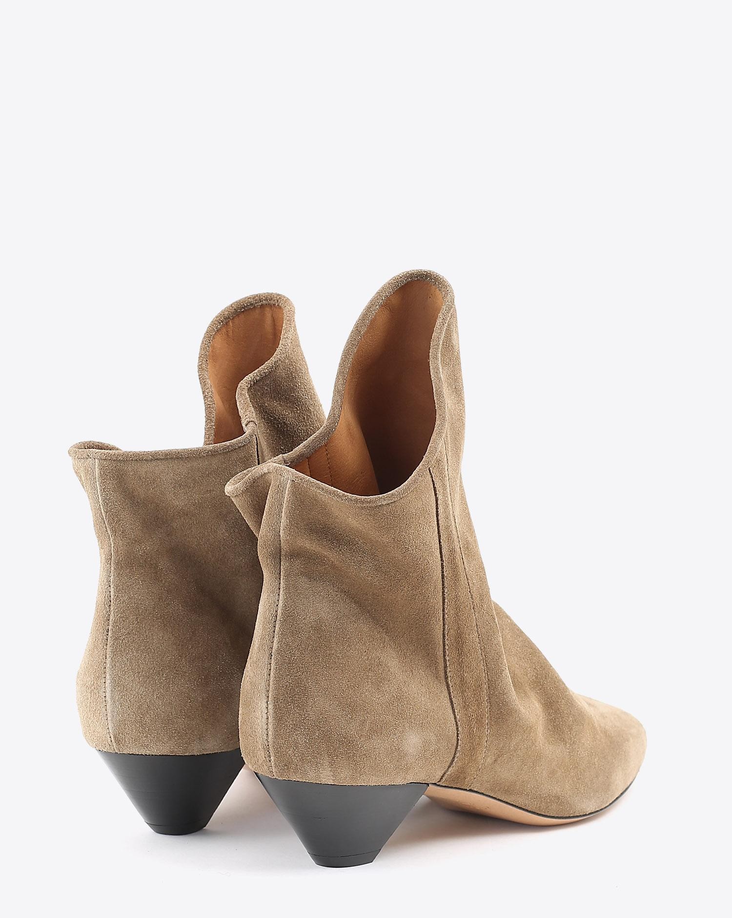 Isabel Marant Chaussures Boots DOEY - Suede Taupe  