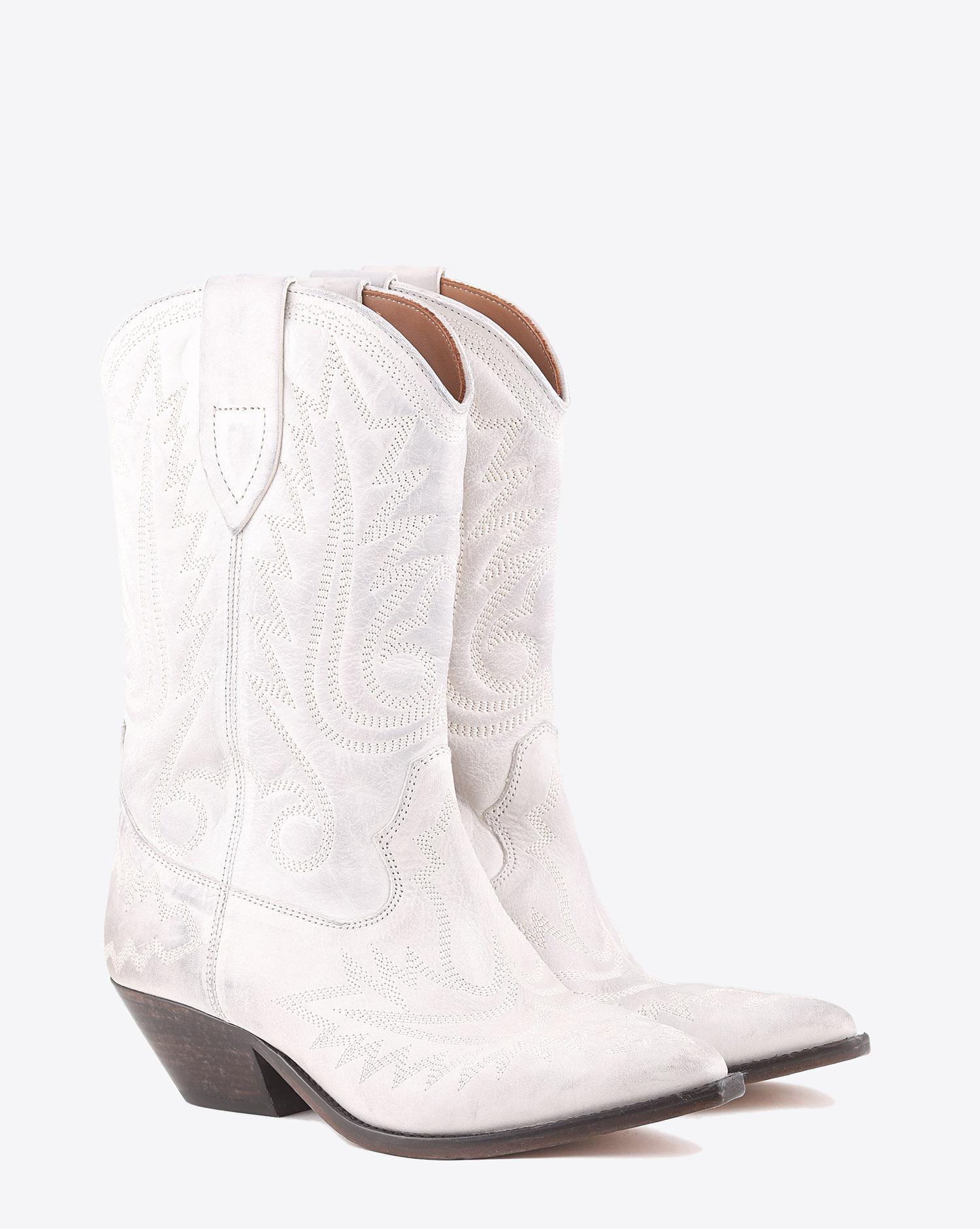 Isabel marant white best sale booties