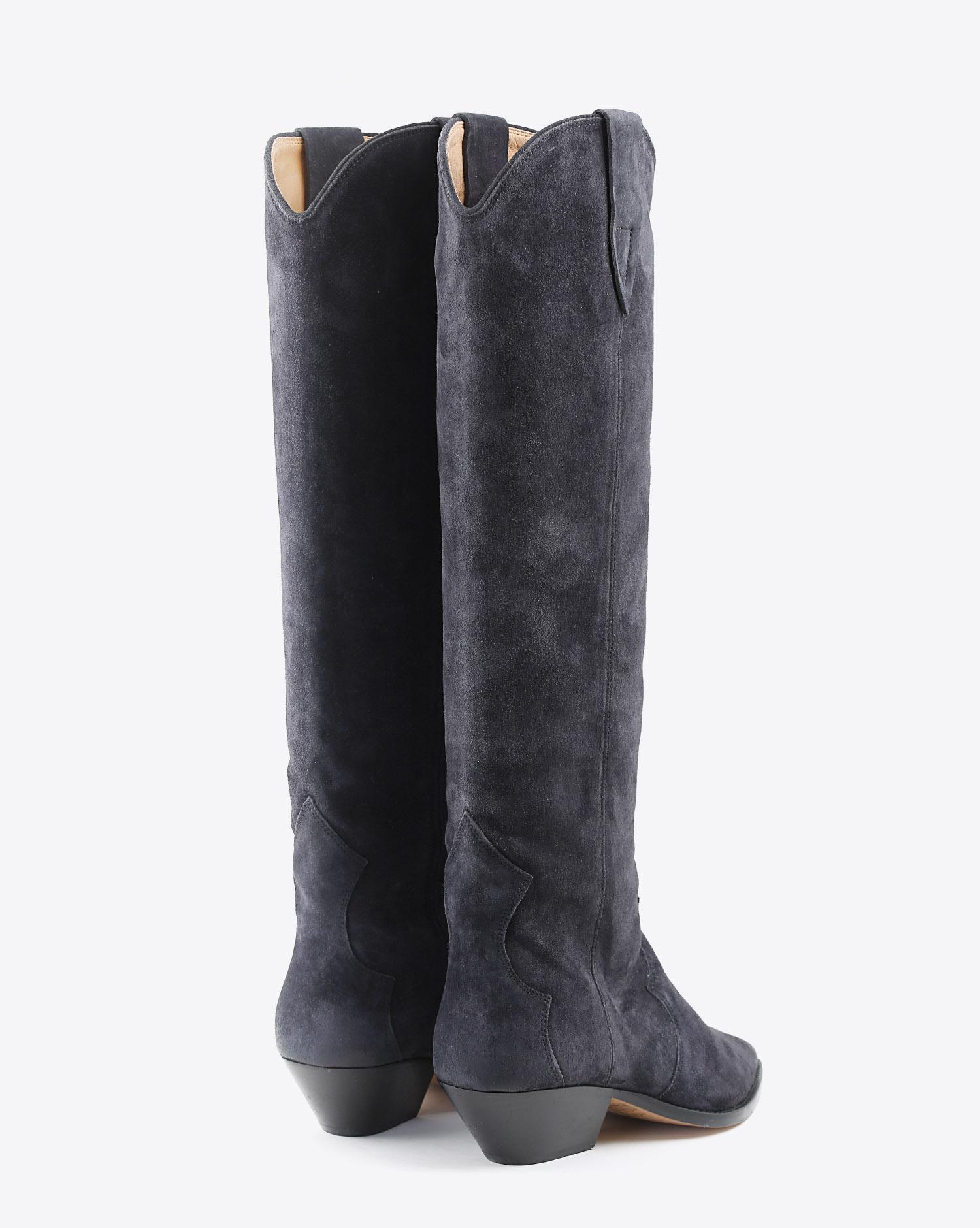 Bottes Denvee Isabel Marant Faded Black. Dos.