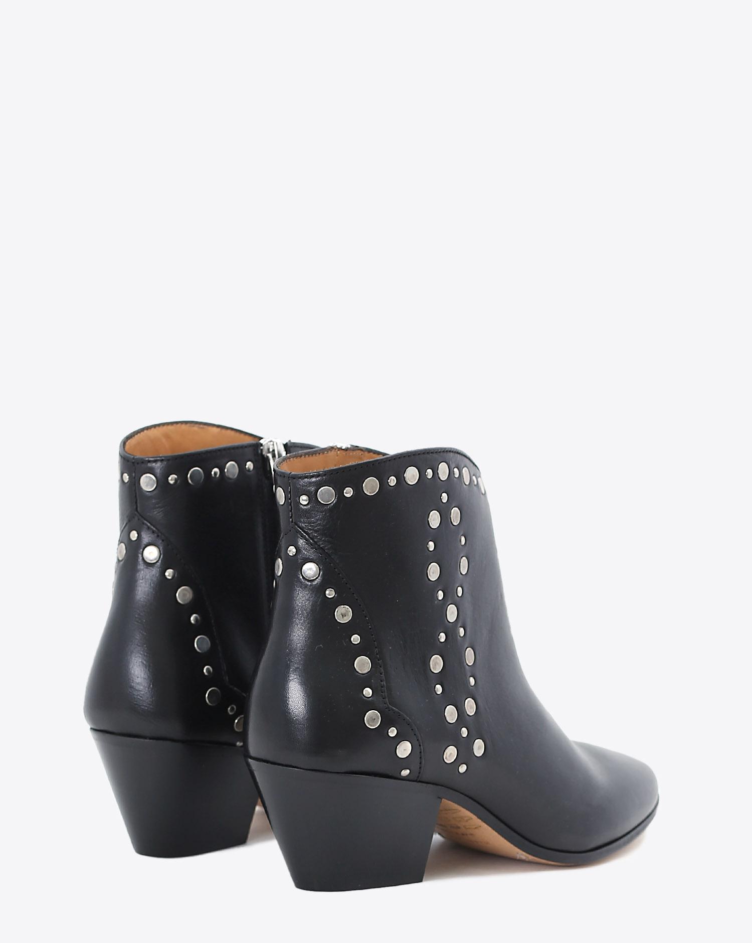 Isabel Marant Chaussures Défilé Boots Dacken - Studded Black  