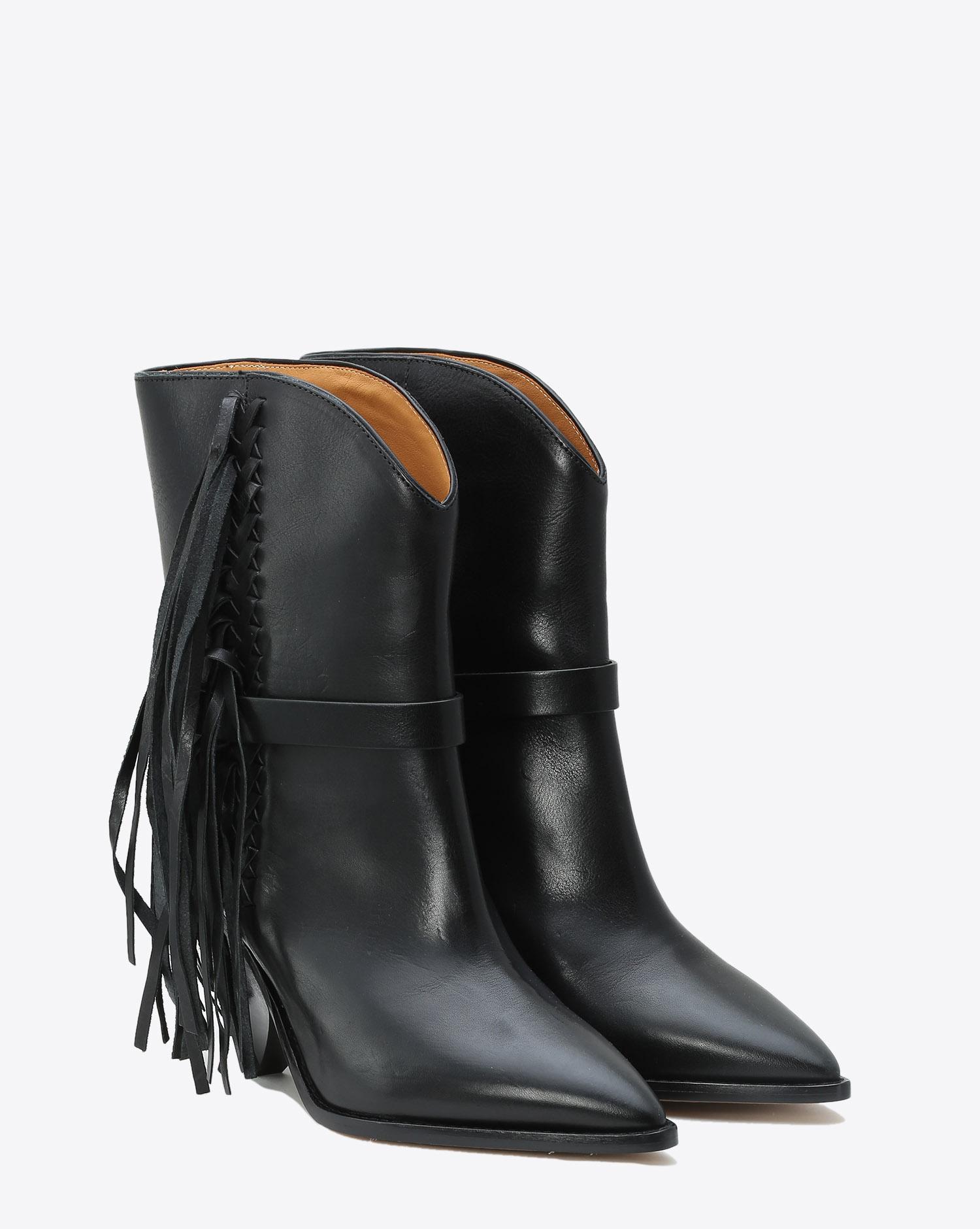 Isabel Marant Chaussures Défilé Boots Loffen - Black  