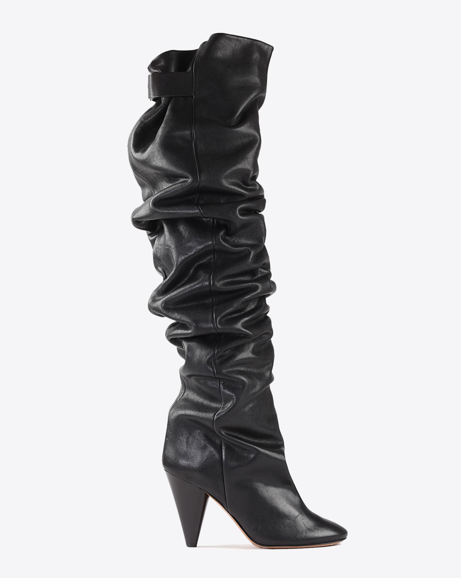 Isabel Marant Chaussures Défilé Cuissardes LIKITA - Black  