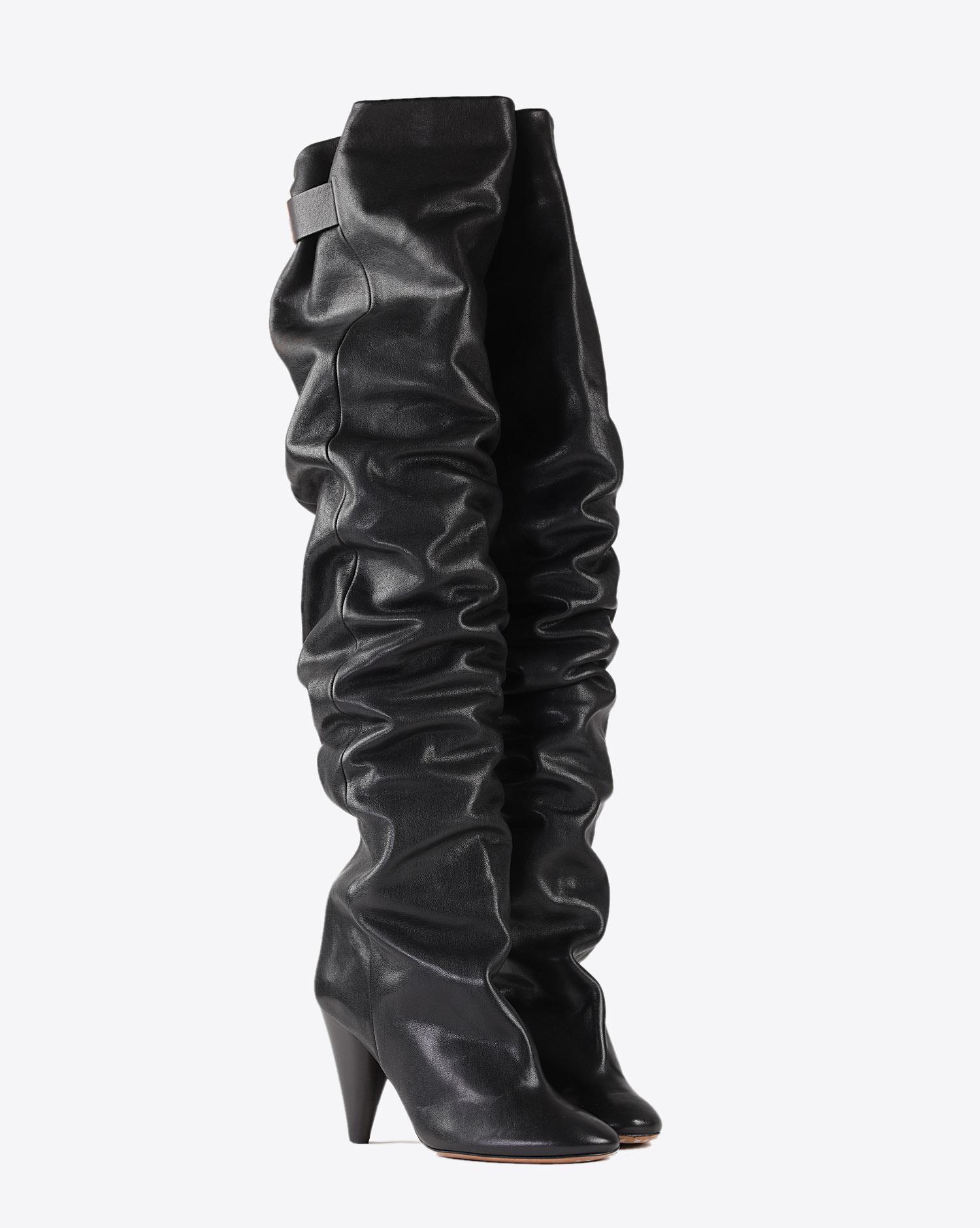 Isabel Marant Chaussures Défilé Cuissardes LIKITA - Black  