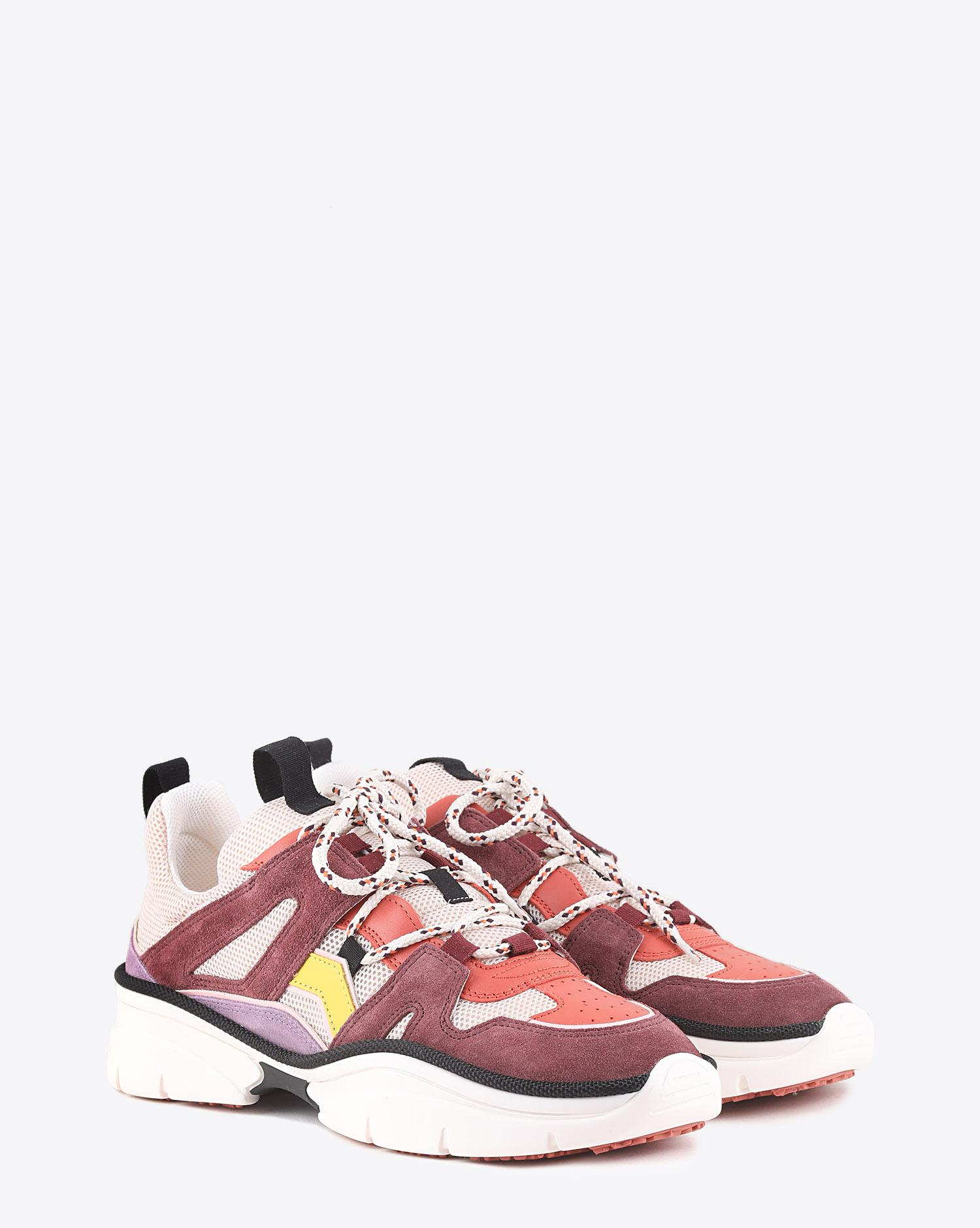 Isabel Marant Chaussures Sneakers KINDSAY - Raspberry   