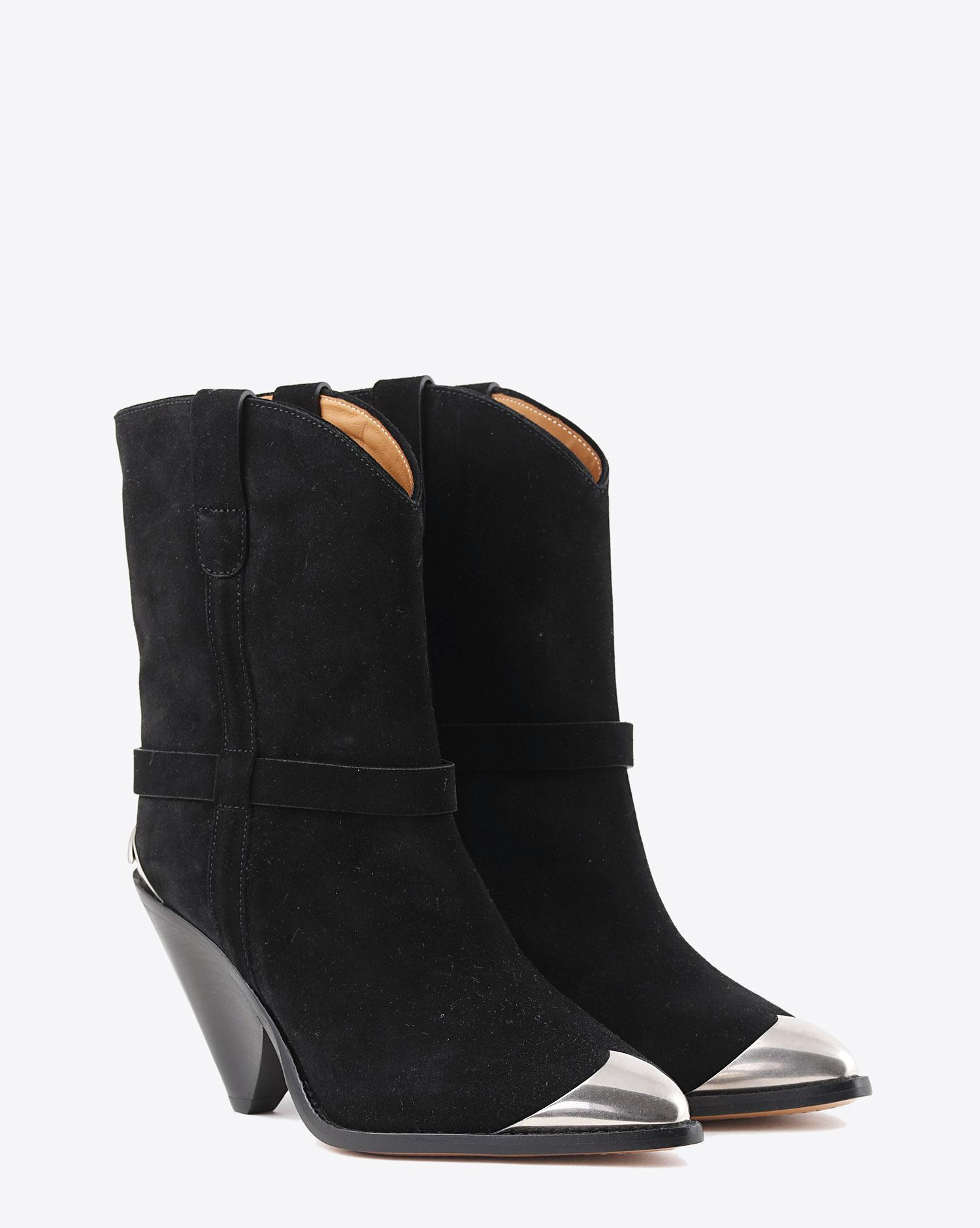 Isabel Marant Etoile Boots LAMSY - Suede Black  