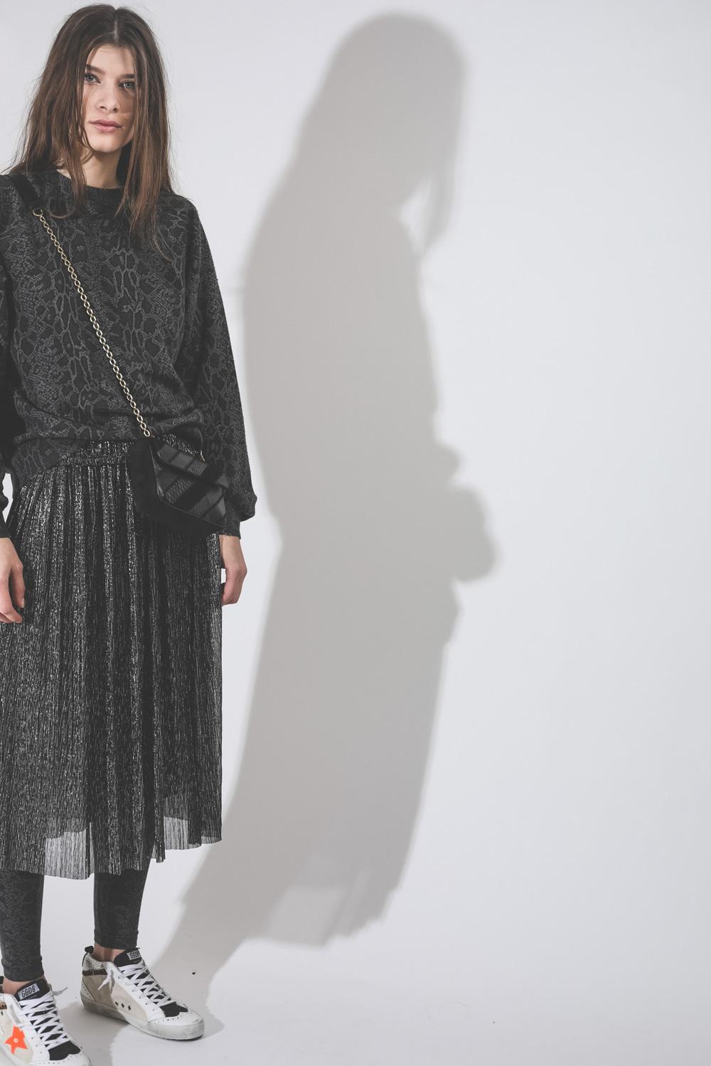Isabel Marant Etoile Jupe BEATRICE - Gun Metal  