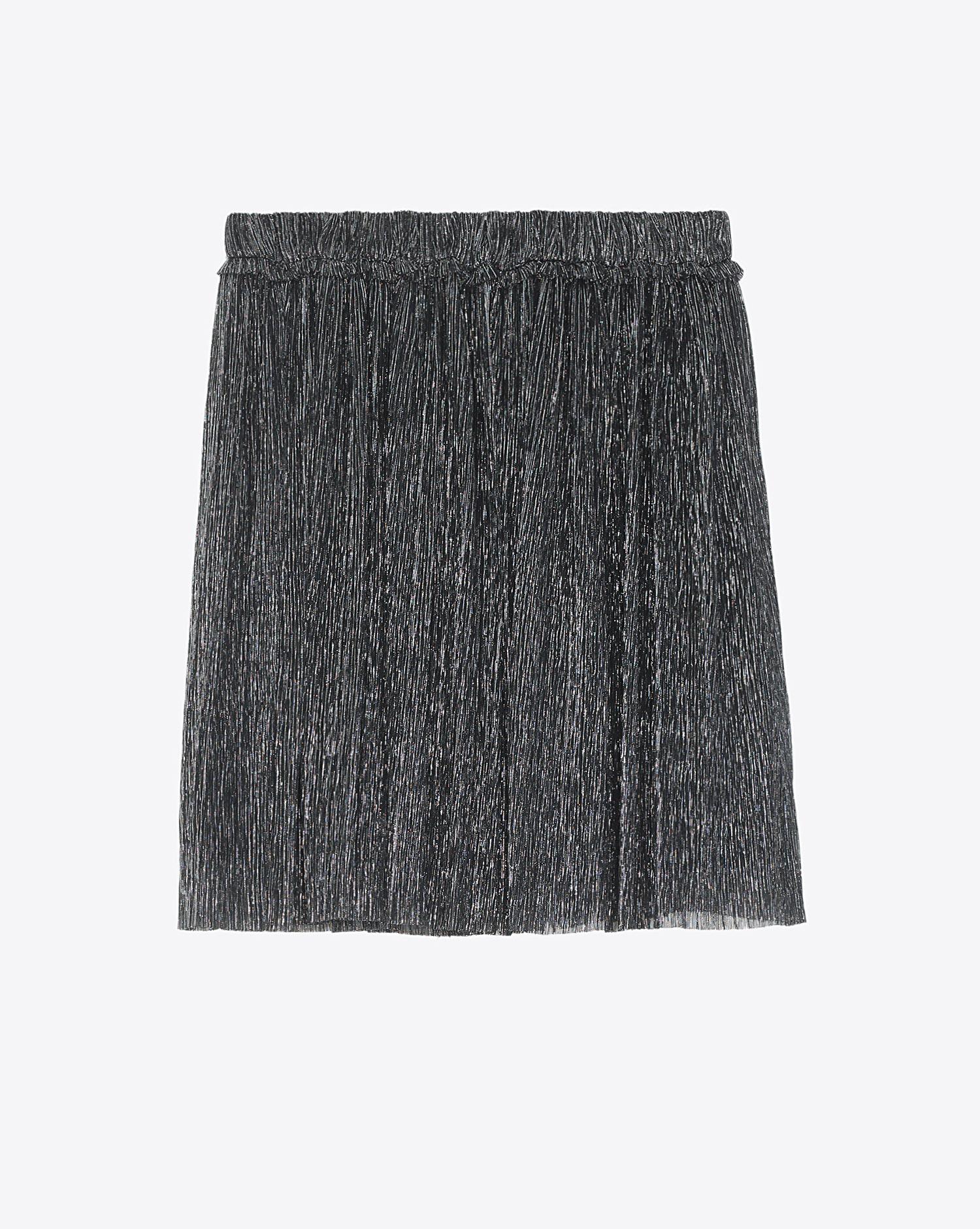 Isabel Marant Etoile Jupe BENEDICTE - Gun Metal  
