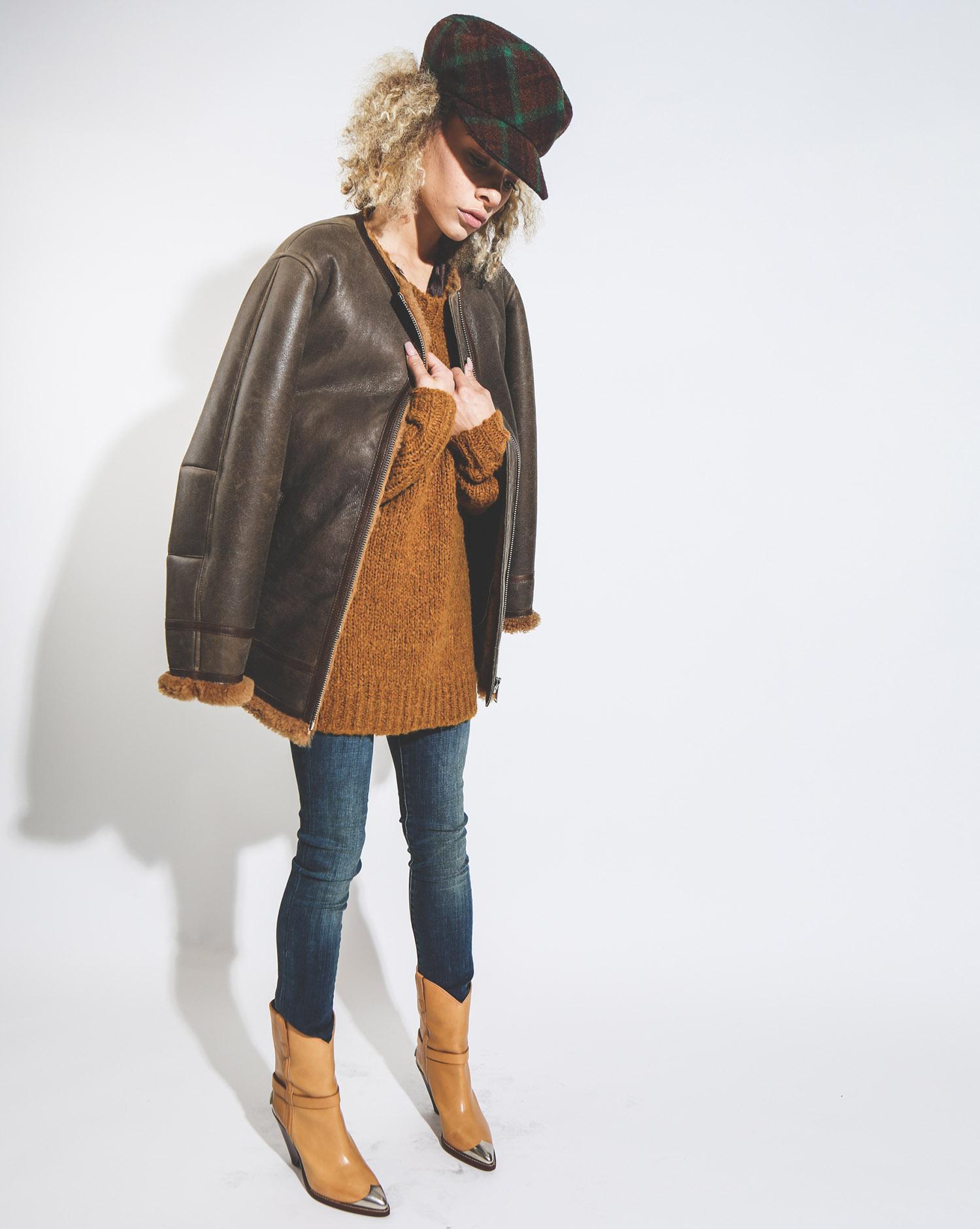 Isabel Marant Etoile Manteau AXTON - Bronze  