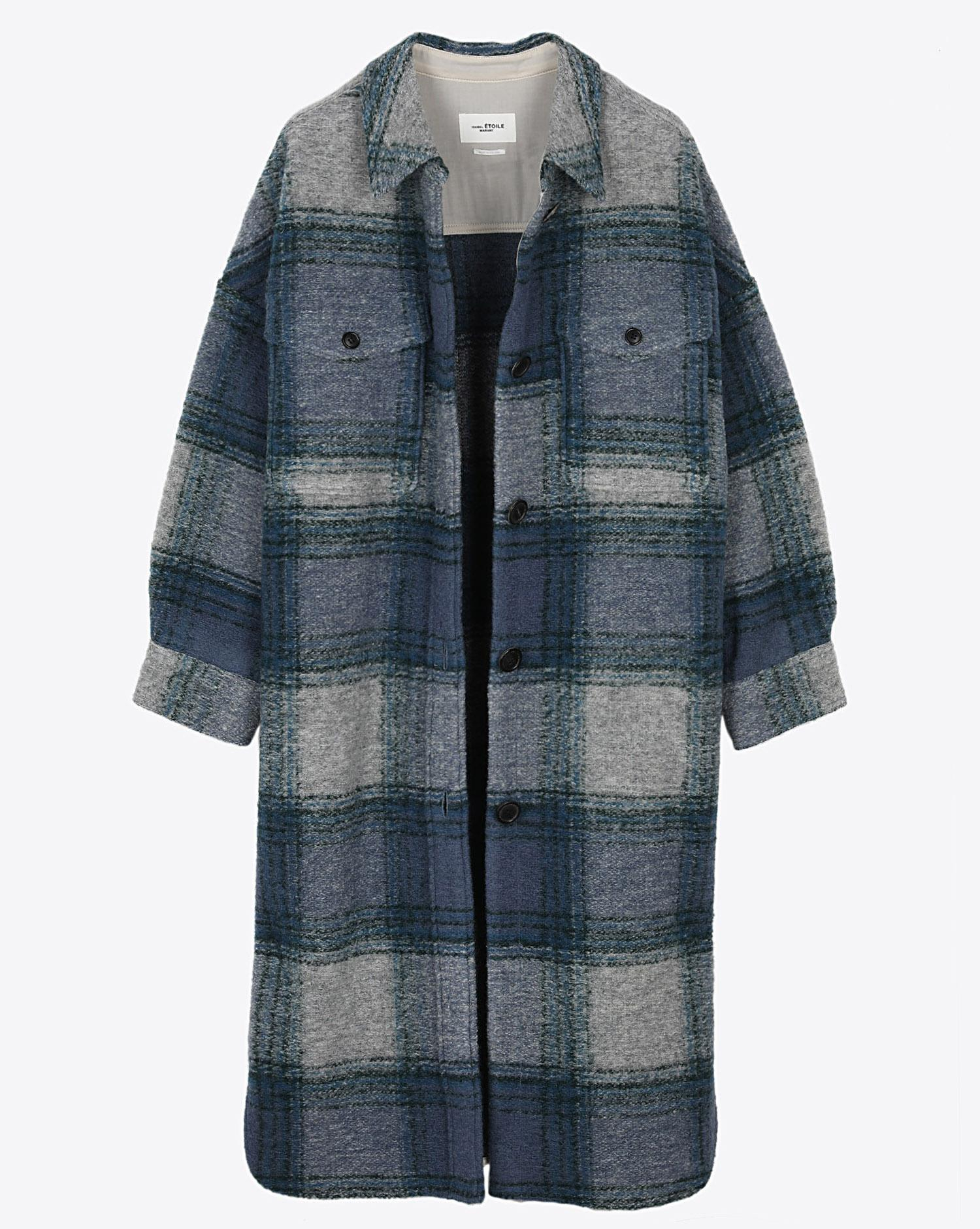 Isabel Marant Etoile Manteau GABRION - Greyish Blue  