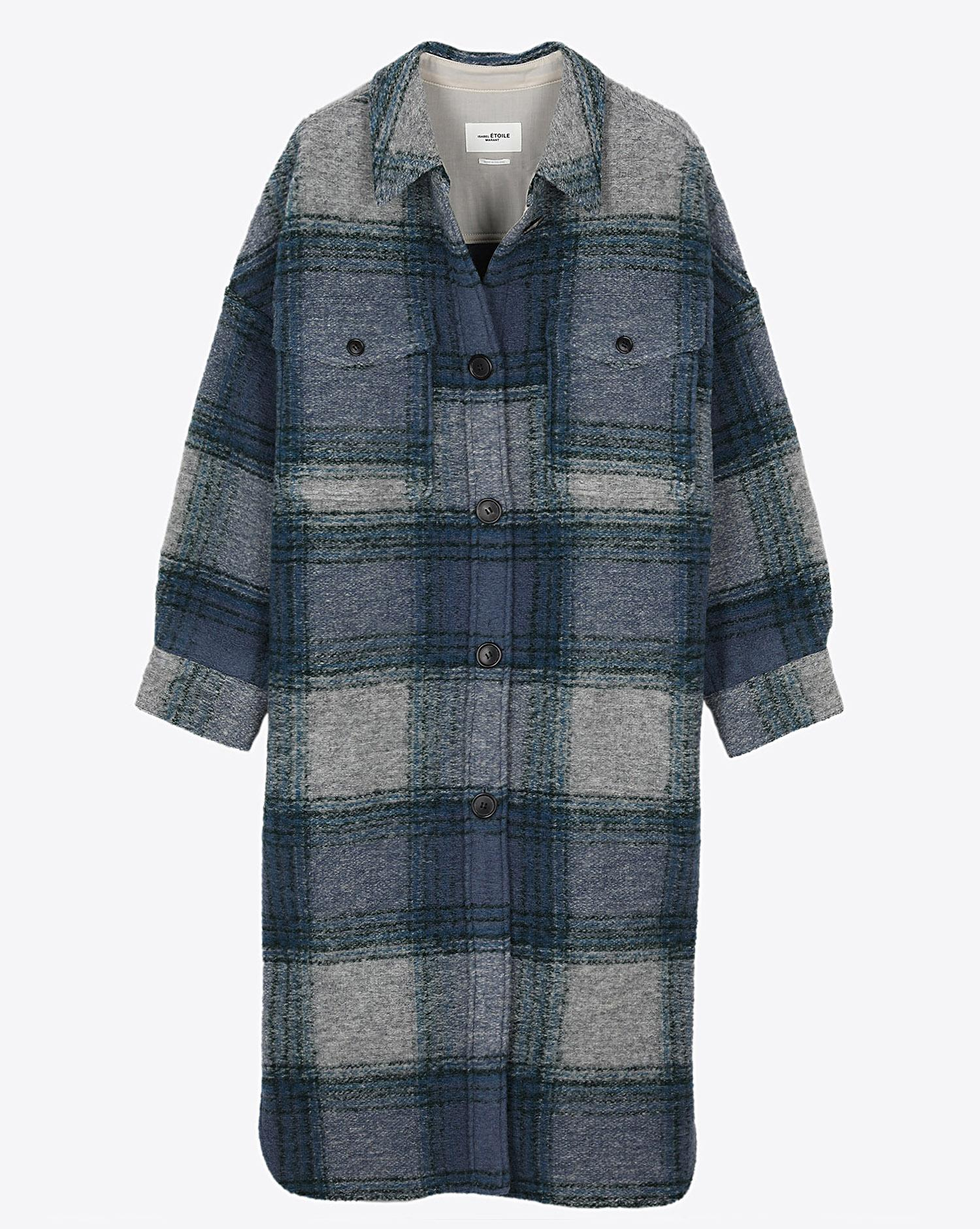 Isabel Marant Etoile Manteau GABRION - Greyish Blue  