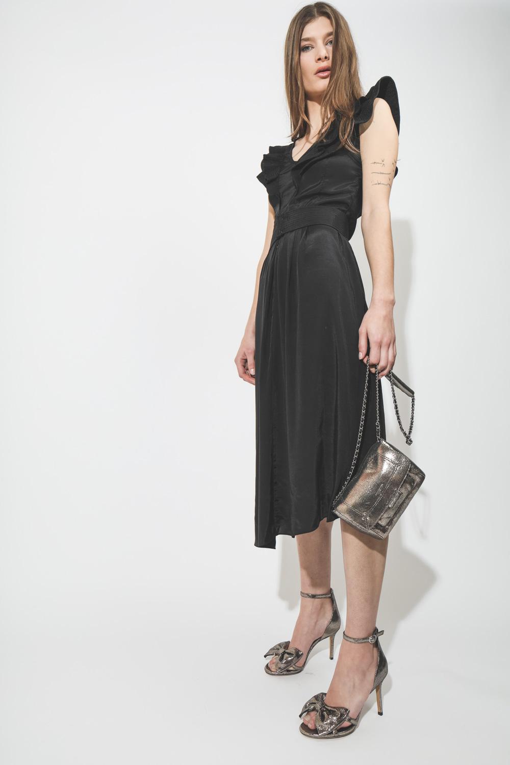 Isabel Marant Etoile Robe CORALINE - Black  