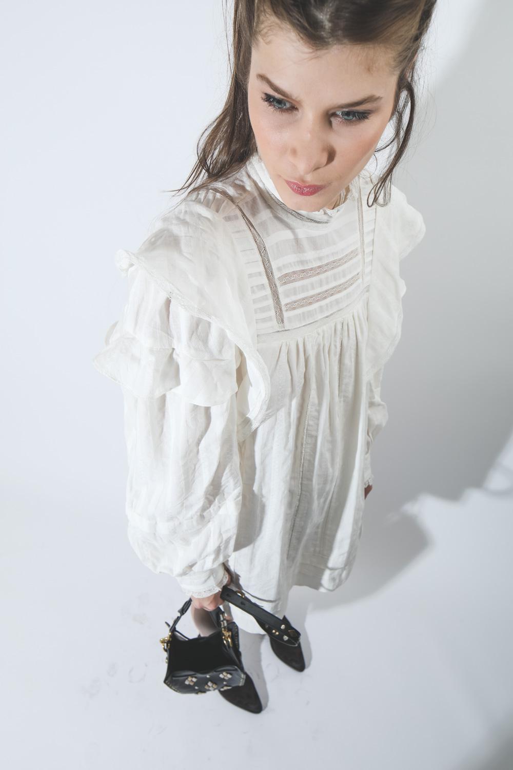 Isabel Marant Etoile Robe PATSY - White  