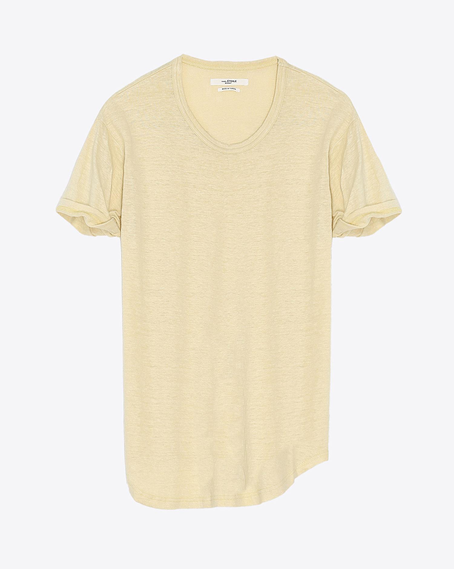 Isabel Marant Etoile Tee Shirt KOLDI - Uni Light Yellow  