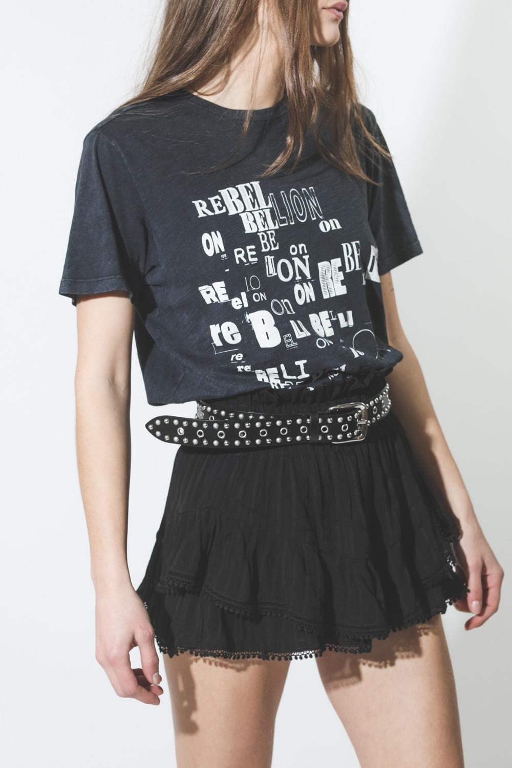 Isabel Marant Etoile Tee Shirt PEWELA - Black  