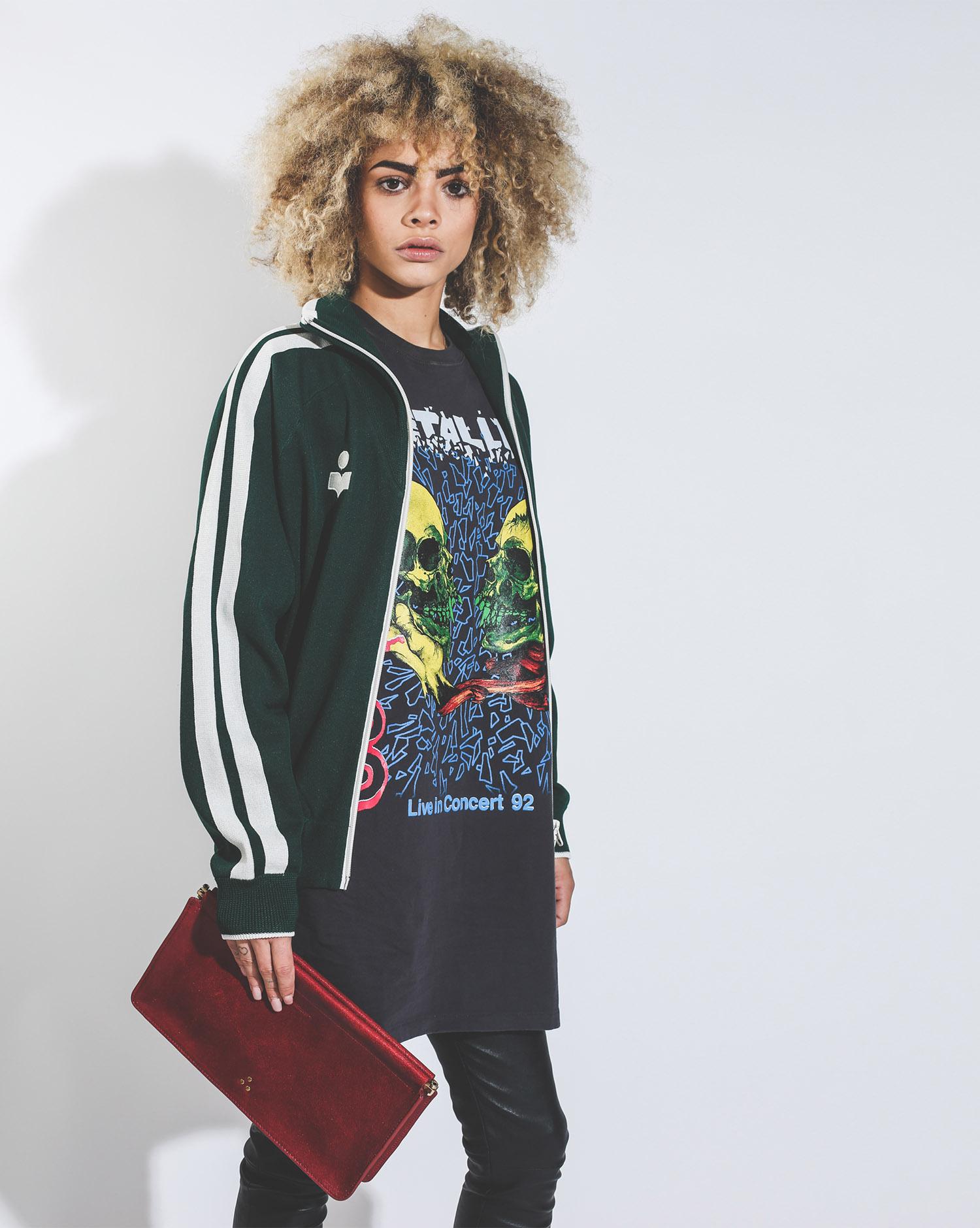 Isabel Marant Etoile Veste DARCEY - Dark Green  
