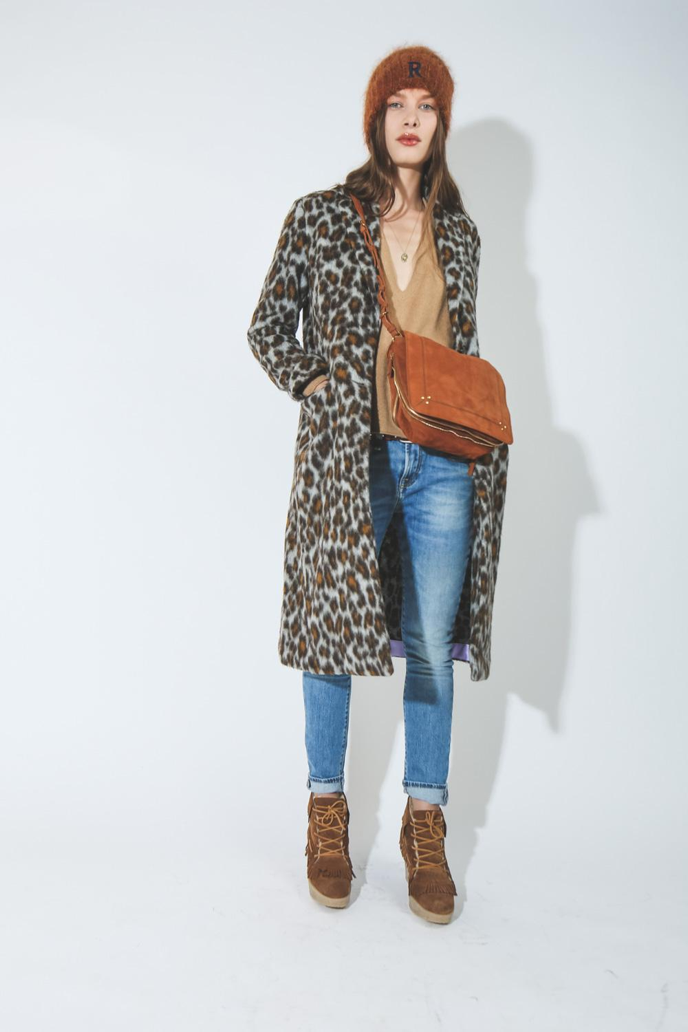 Jérôme Dreyfuss Chaussures Collection Boots Dakota 95 - Lambskin Peau Lainée Caramel