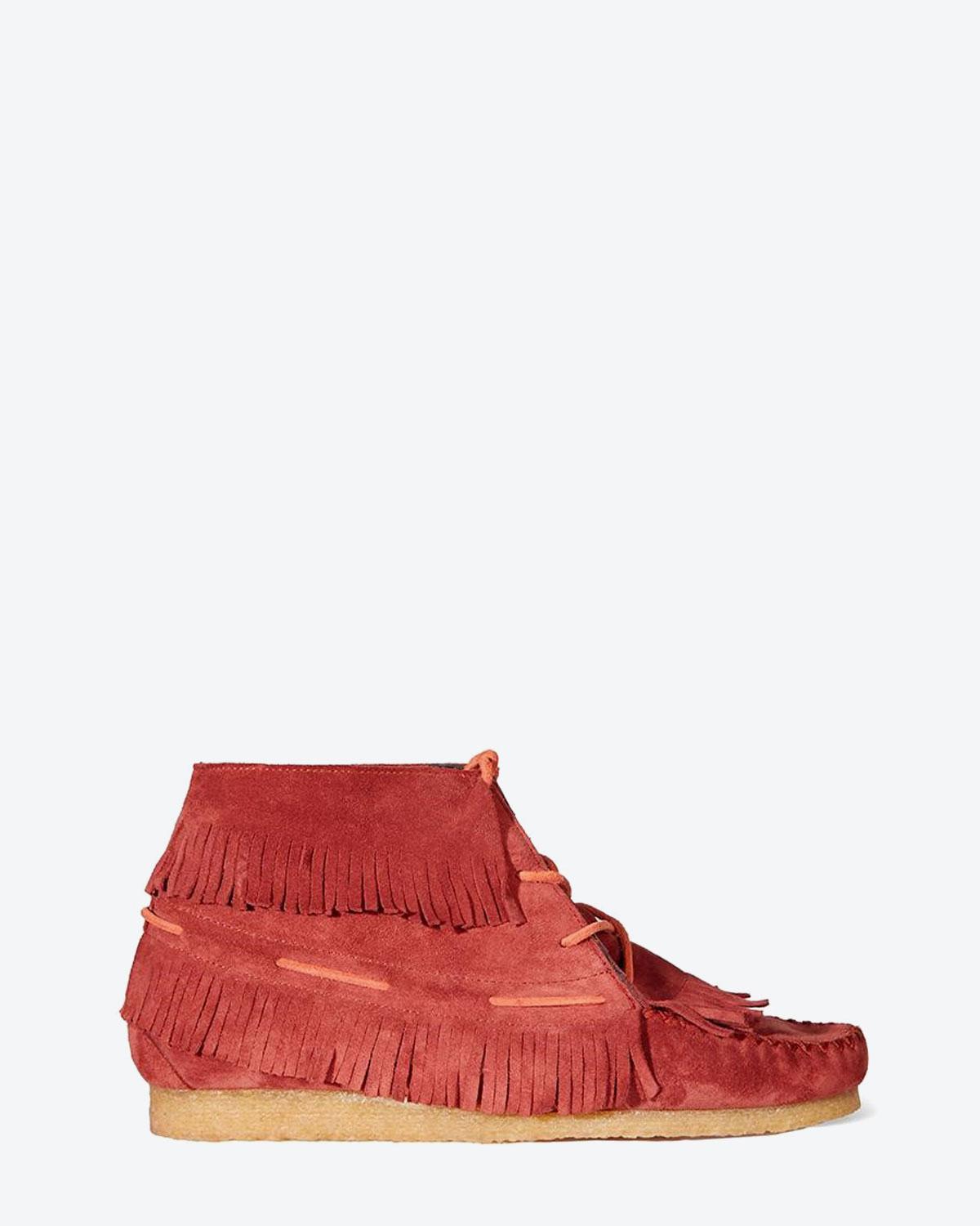 Jérôme Dreyfuss Chaussures Collection Bottes Dakota - Split Suede Terracotta  