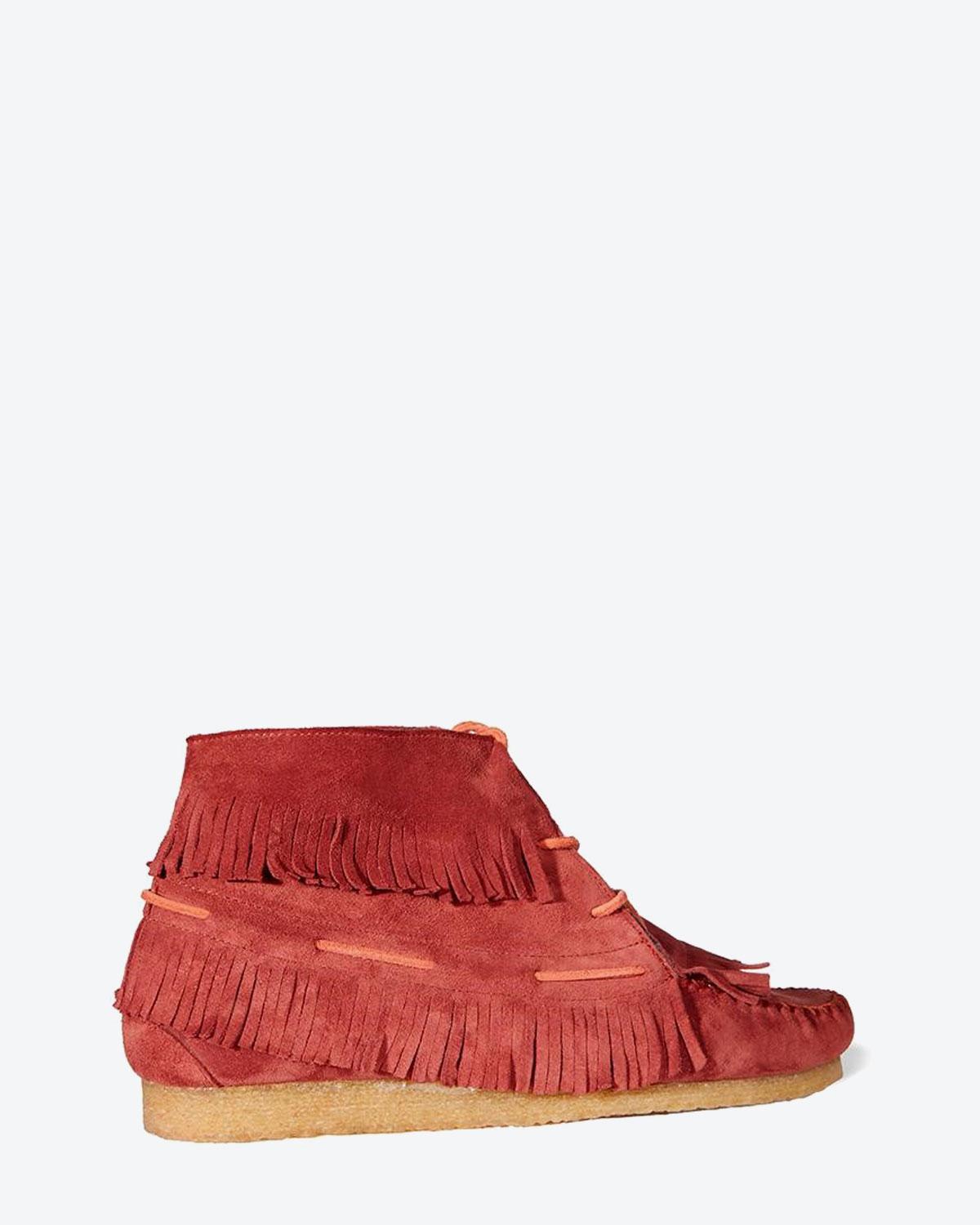 Jérôme Dreyfuss Chaussures Collection Bottes Dakota - Split Suede Terracotta  