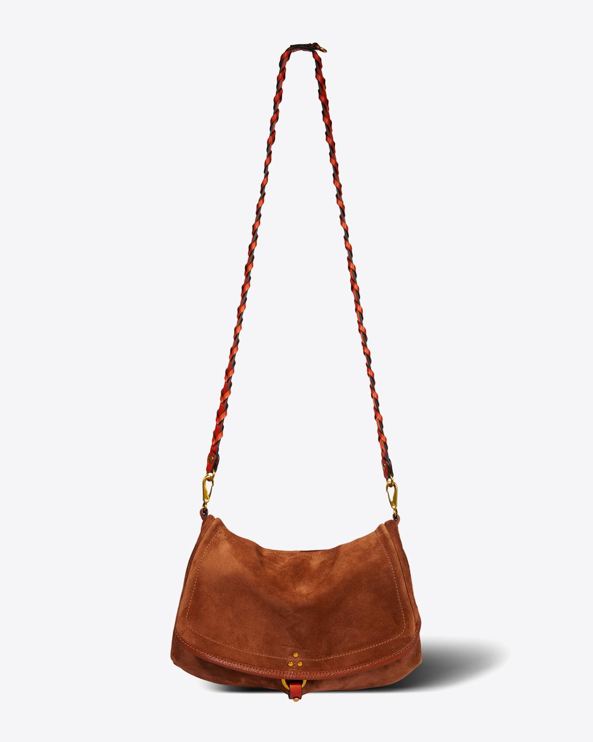 Jérôme Dreyfuss Collection Andy S Split Suede Tabac  