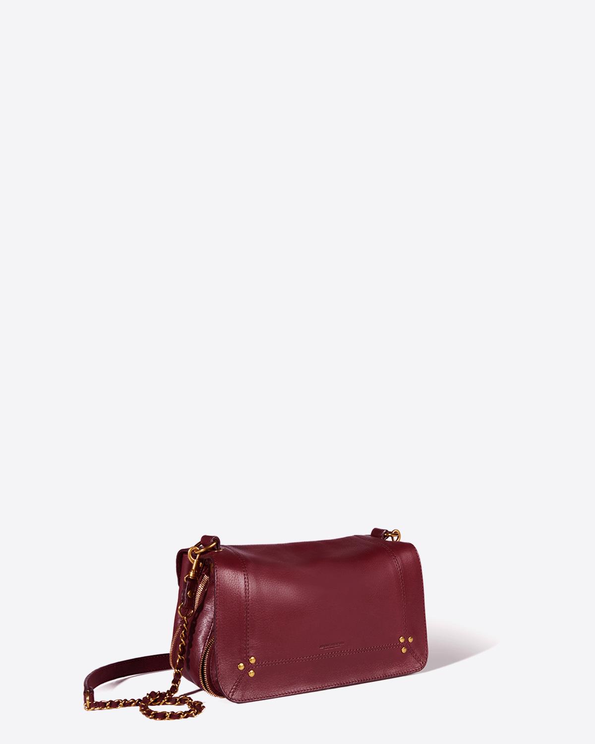 Jérôme Dreyfuss Collection Bobi - Calfskin Bordeaux  