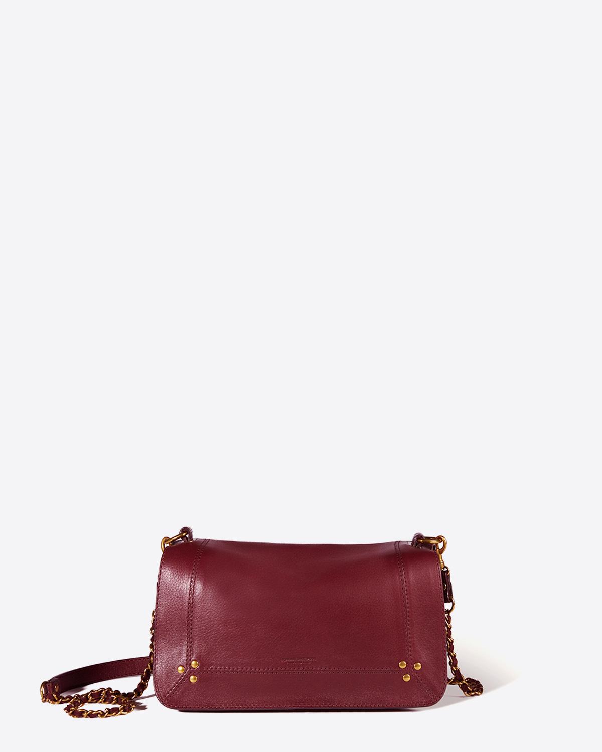 Jérôme Dreyfuss Collection Bobi - Calfskin Bordeaux  