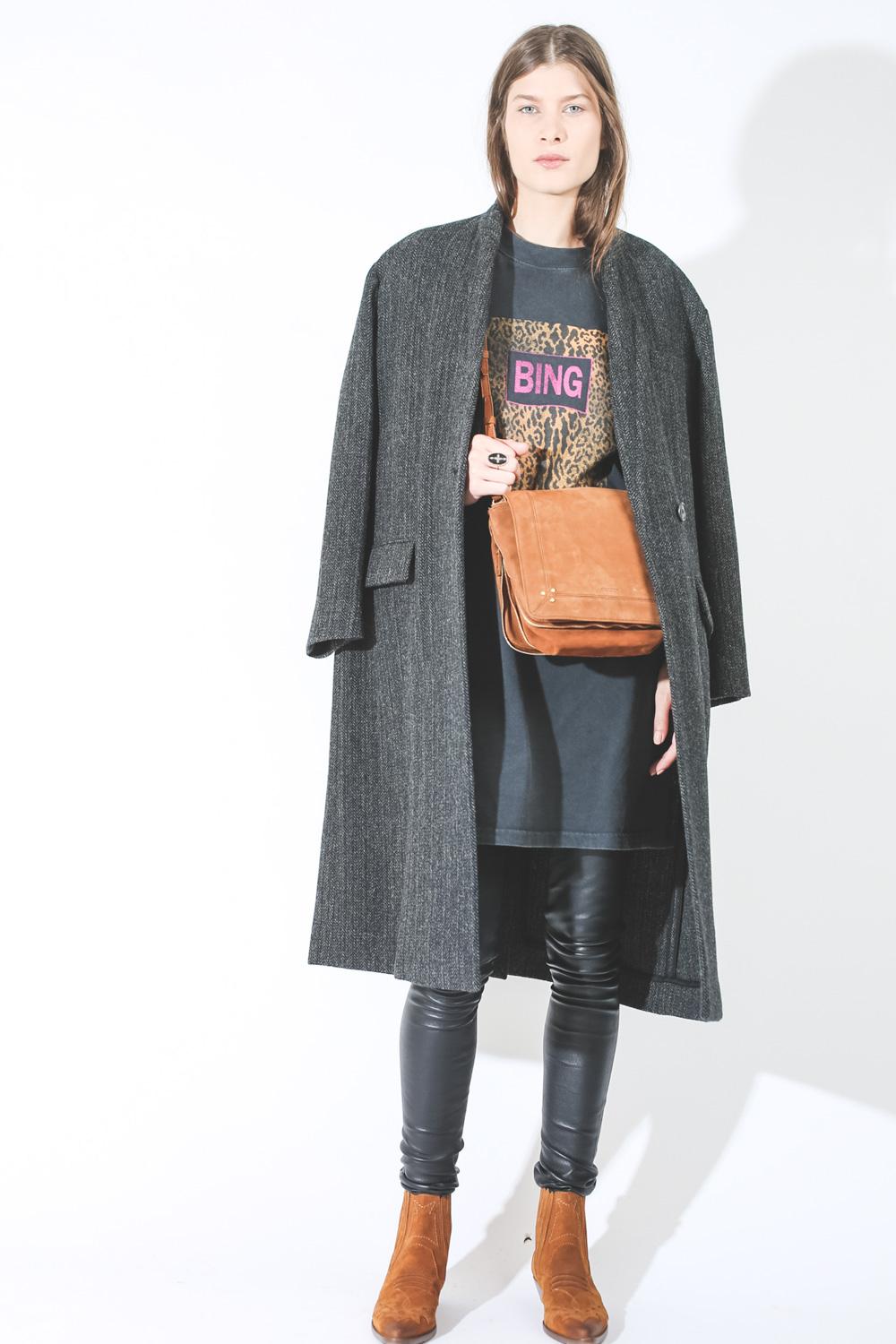 Jérôme Dreyfuss Collection Igor - Goatskin Nubuck Caramel  