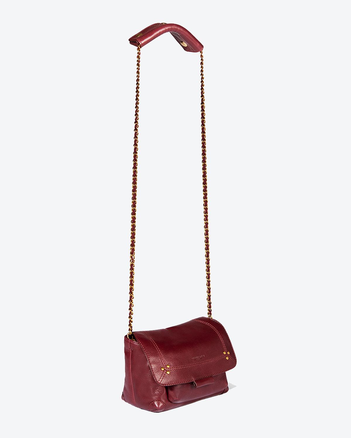 Jérôme Dreyfuss Collection Lulu S - Calfskin Bordeaux  