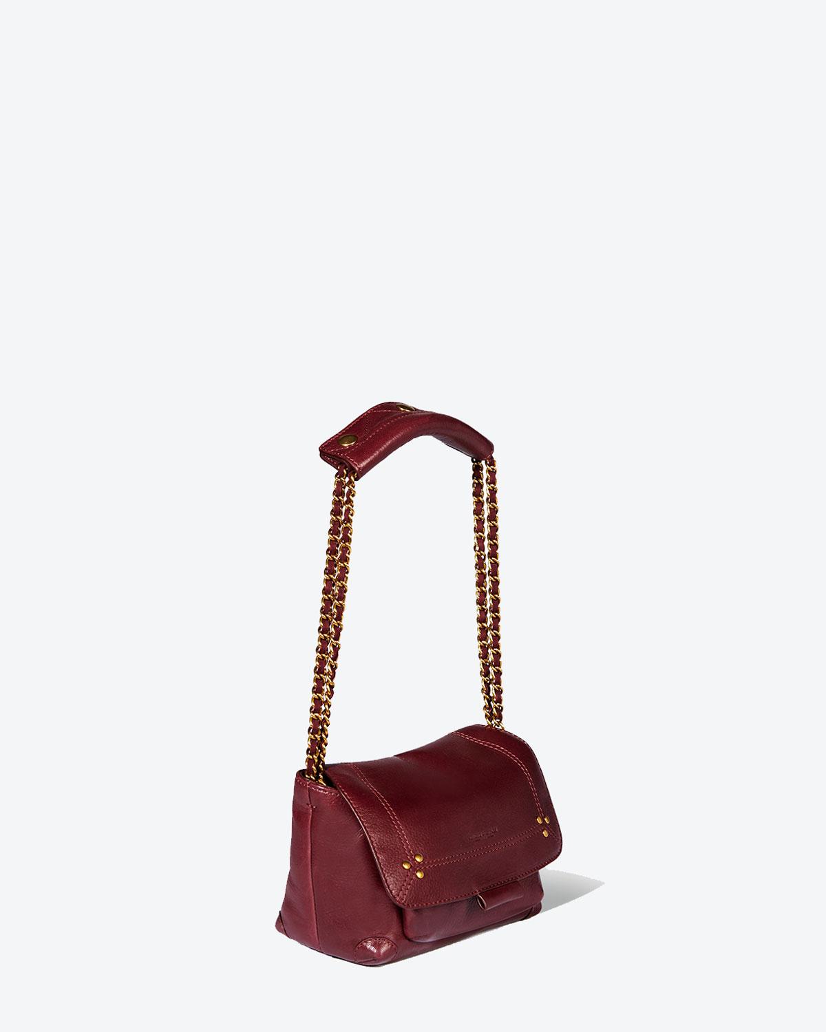 Jérôme Dreyfuss Collection Lulu S - Calfskin Bordeaux  