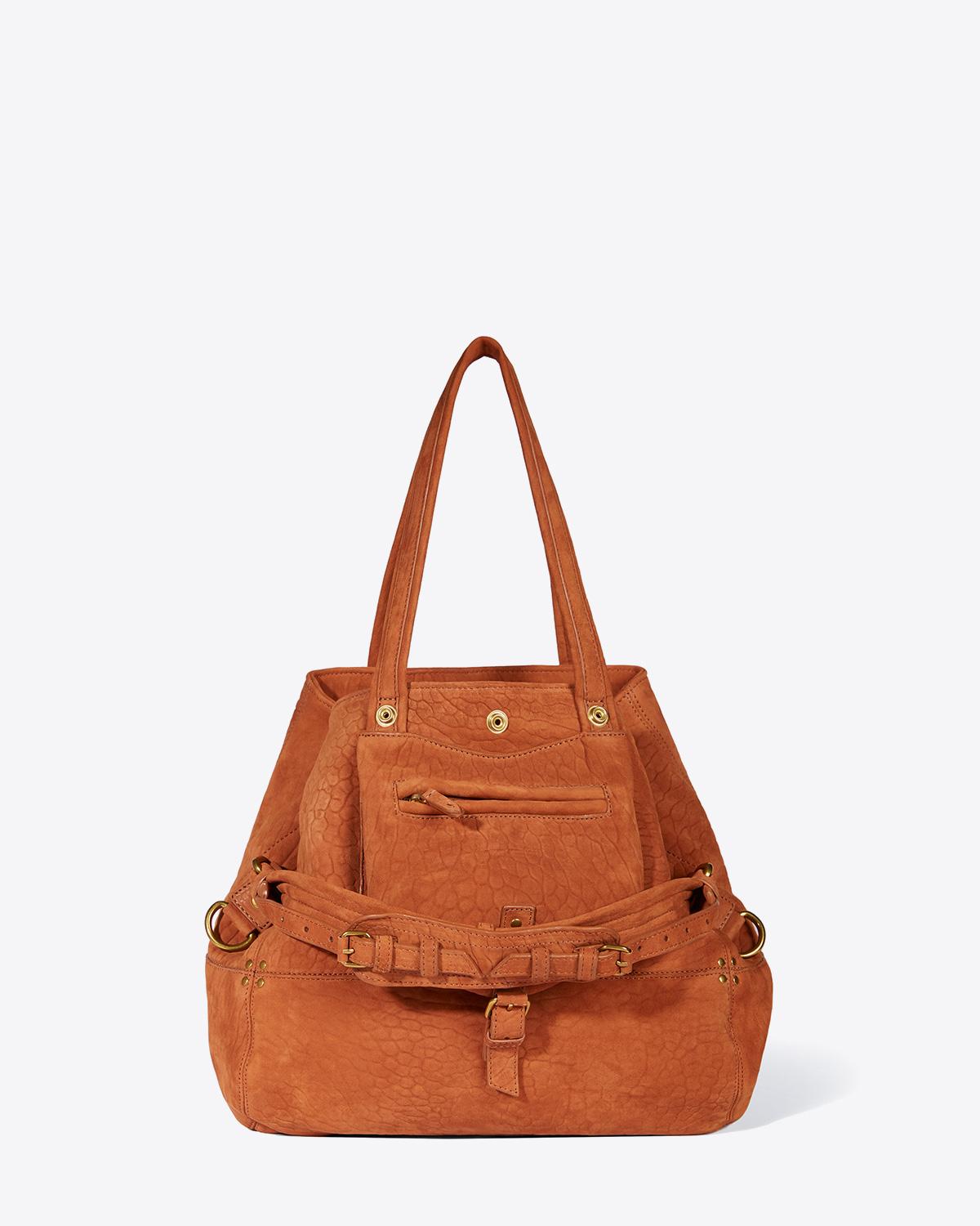 Jérôme Dreyfuss Pré-Collection Billy M Bubble Lambskin Poncé Camel  