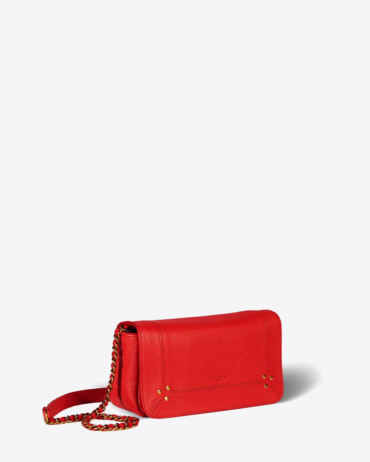 Jérôme Dreyfuss Pré-Collection Bob Goatskin Rouge  