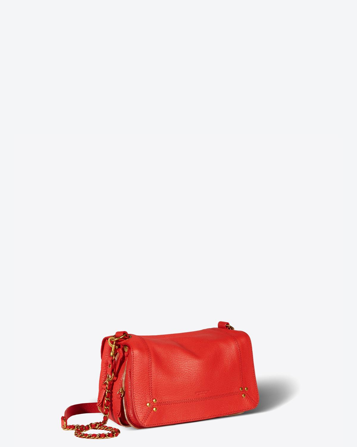 Jérôme Dreyfuss Pré-Collection Bobi Goatskin Rouge  