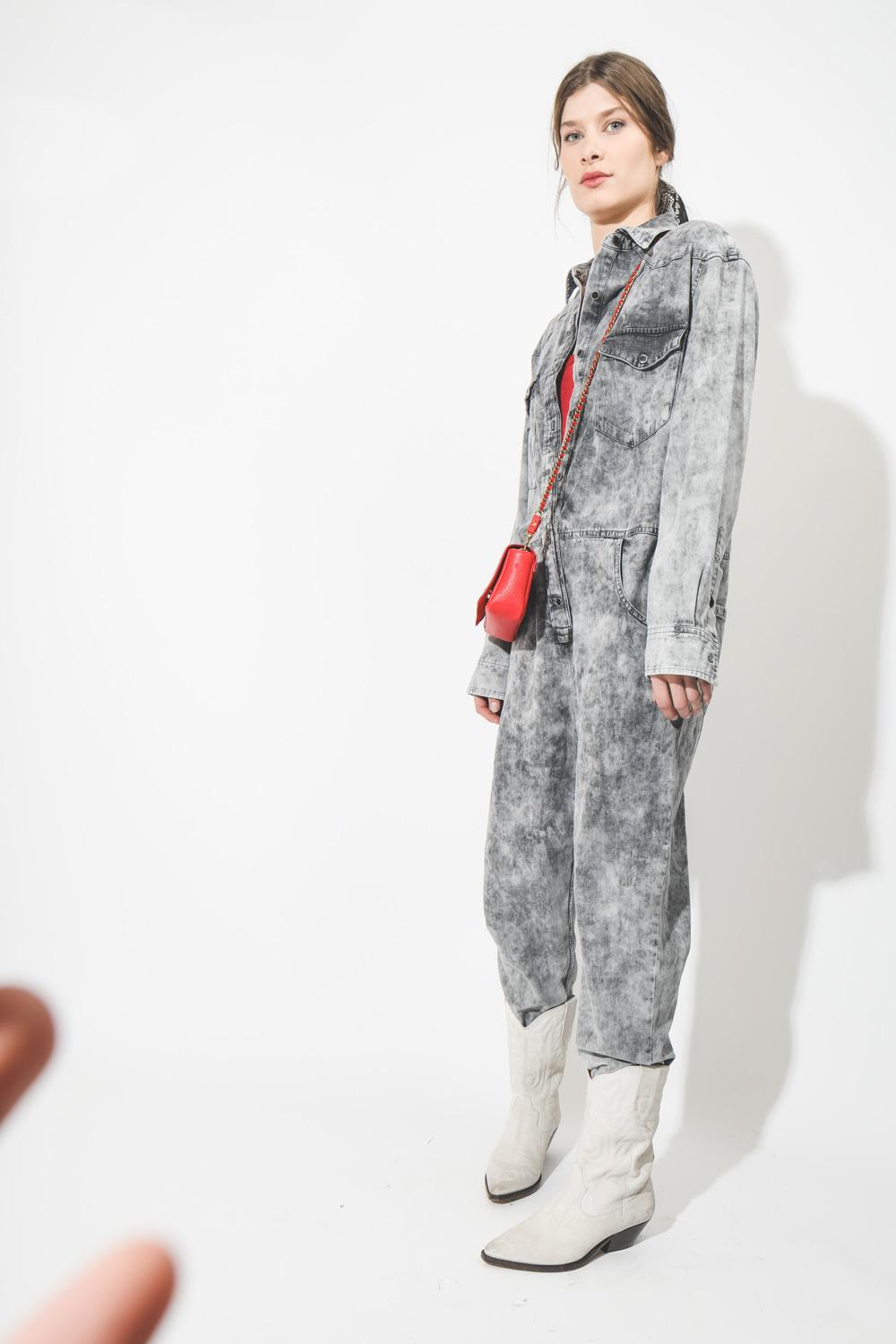 Jérôme Dreyfuss Pré-Collection Bobi Goatskin Rouge  