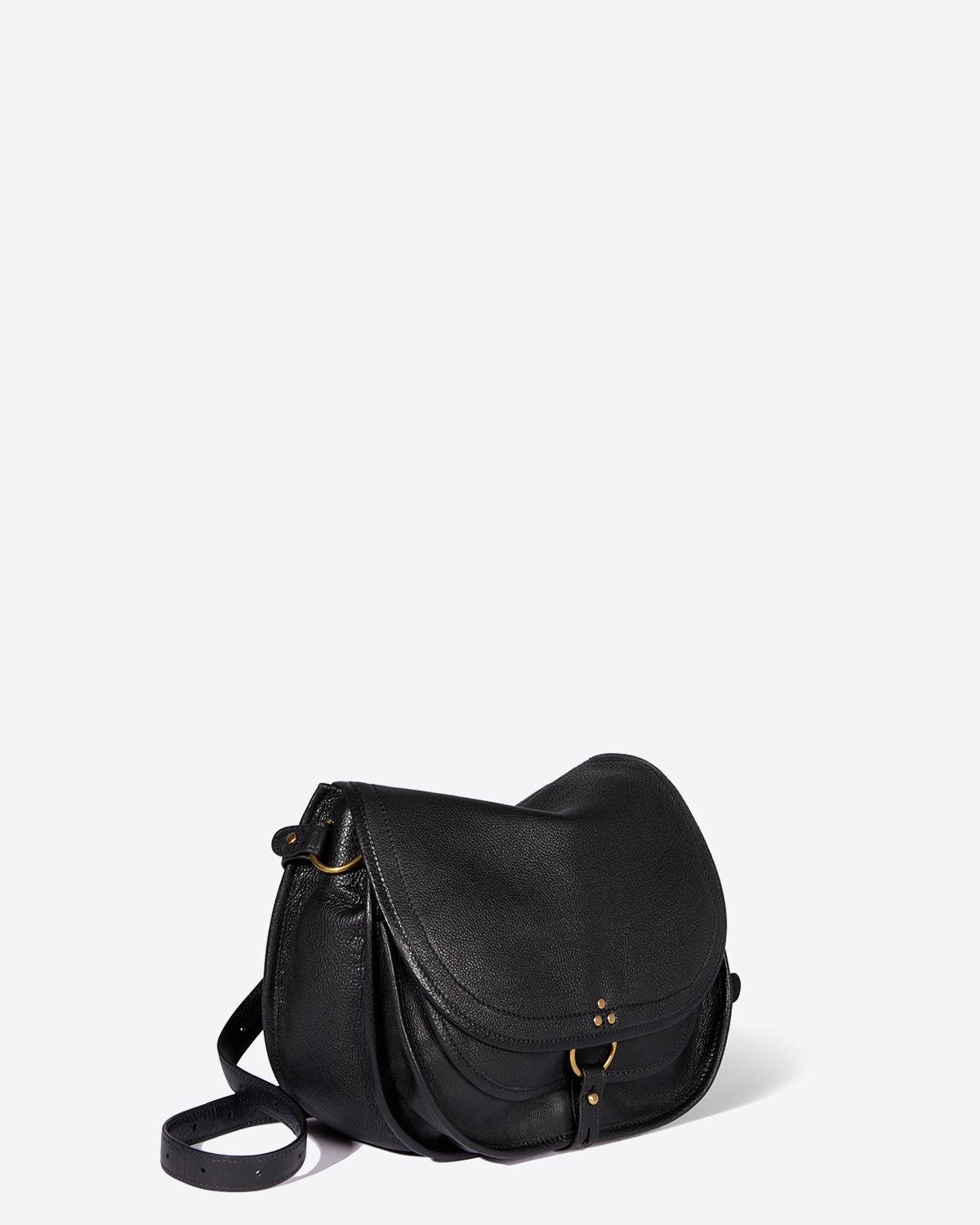 Jérôme Dreyfuss Pré-Collection Félix L - Calfskin Noir Brass  