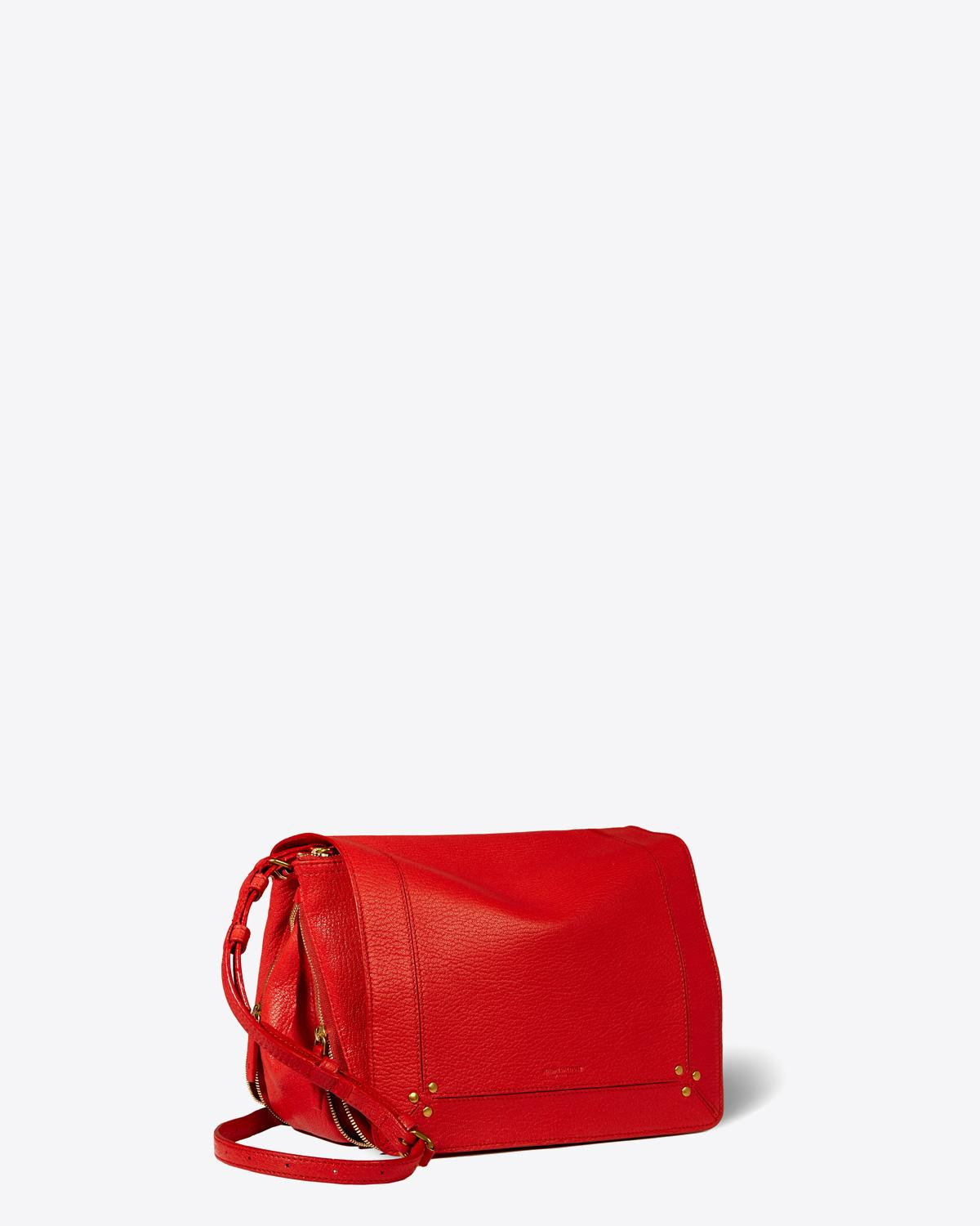 Jérôme Dreyfuss Pré-Collection Igor Goatskin Rouge  