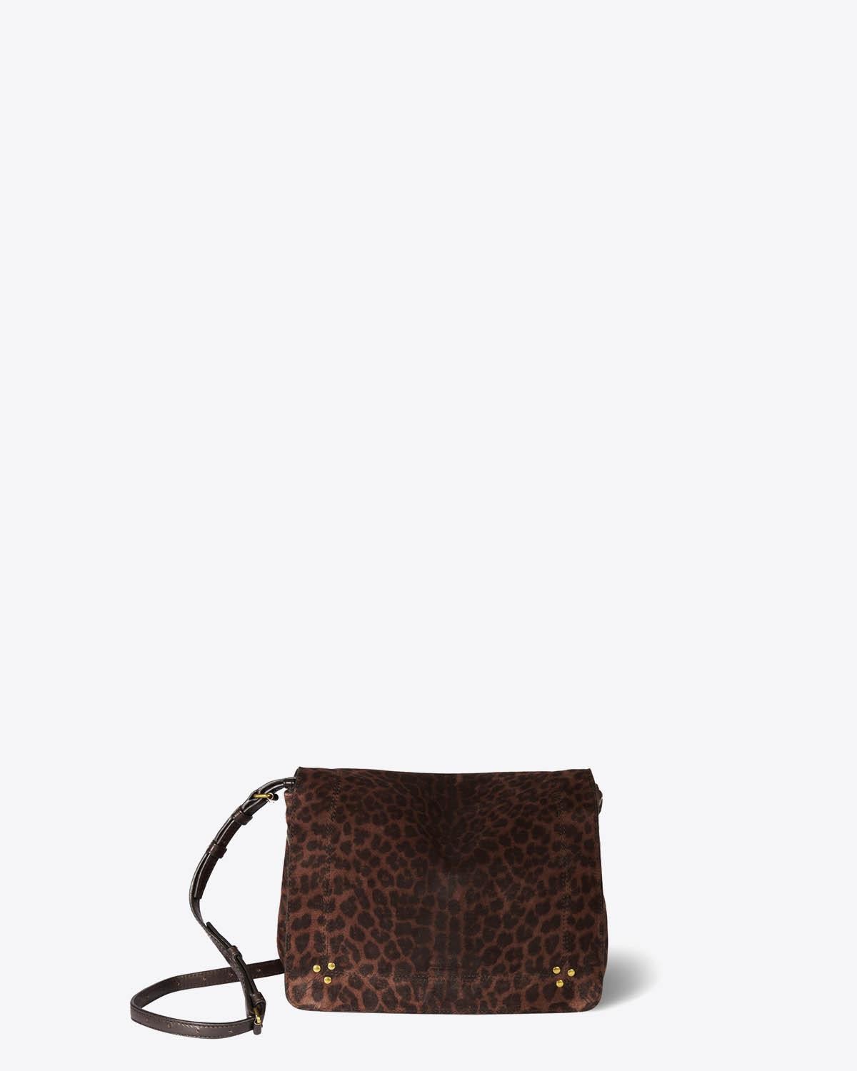 Jérôme Dreyfuss Pré-Collection Igor Split Suede Leopard Naturel  