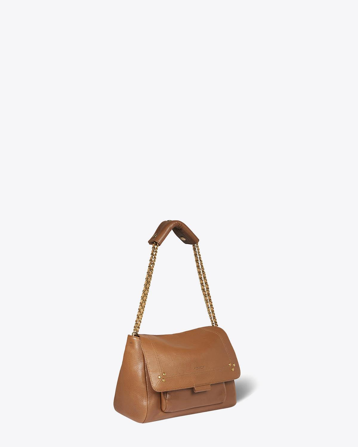 Jérôme Dreyfuss Pré-Collection Lulu M Goatskin Tabac  