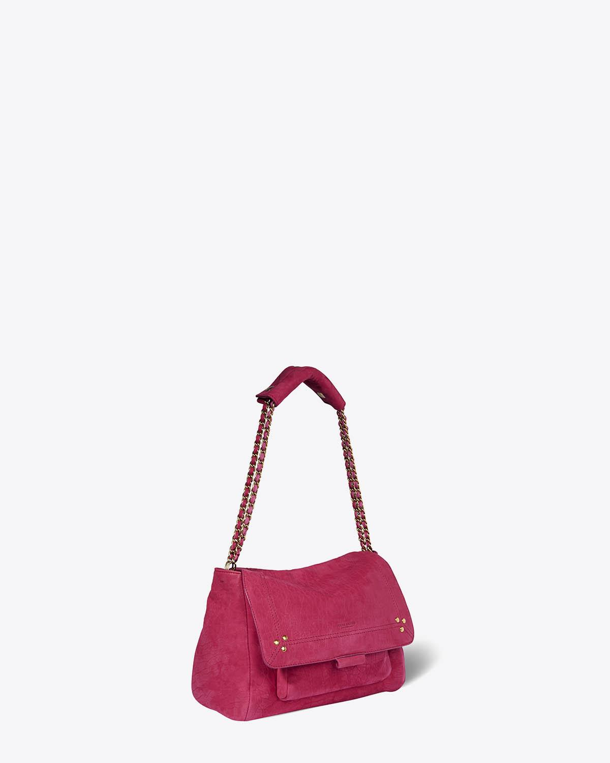 Jérôme Dreyfuss Pré-Collection Lulu M Lambskin Poncé Fuxia  