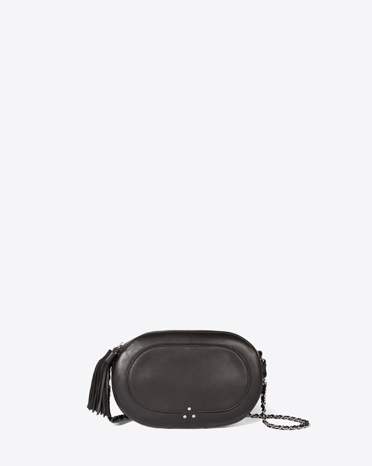 Jérôme Dreyfuss Pré-Collection Marc - Lambskin Noir Silver  