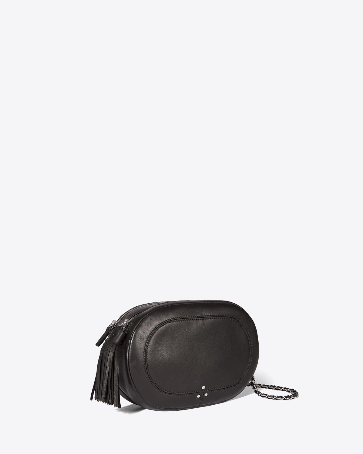 Jérôme Dreyfuss Pré-Collection Marc - Lambskin Noir Silver  