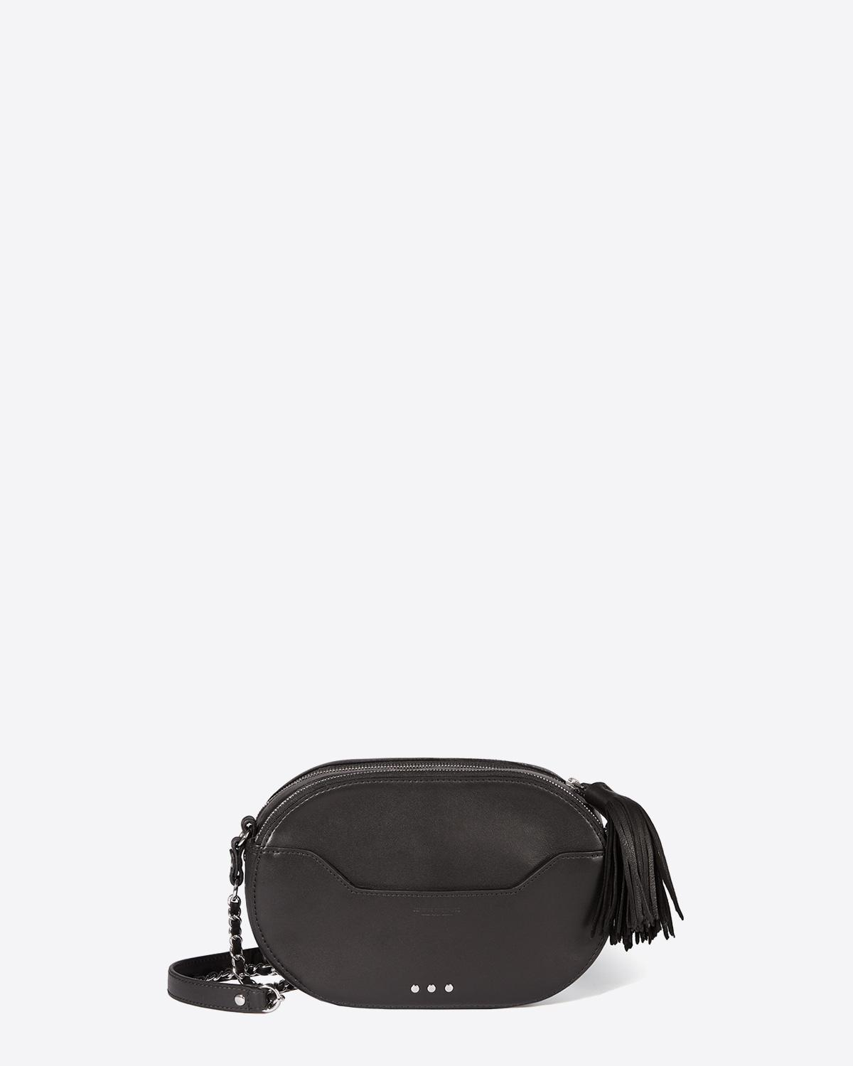 Jérôme Dreyfuss Pré-Collection Marc - Lambskin Noir Silver  
