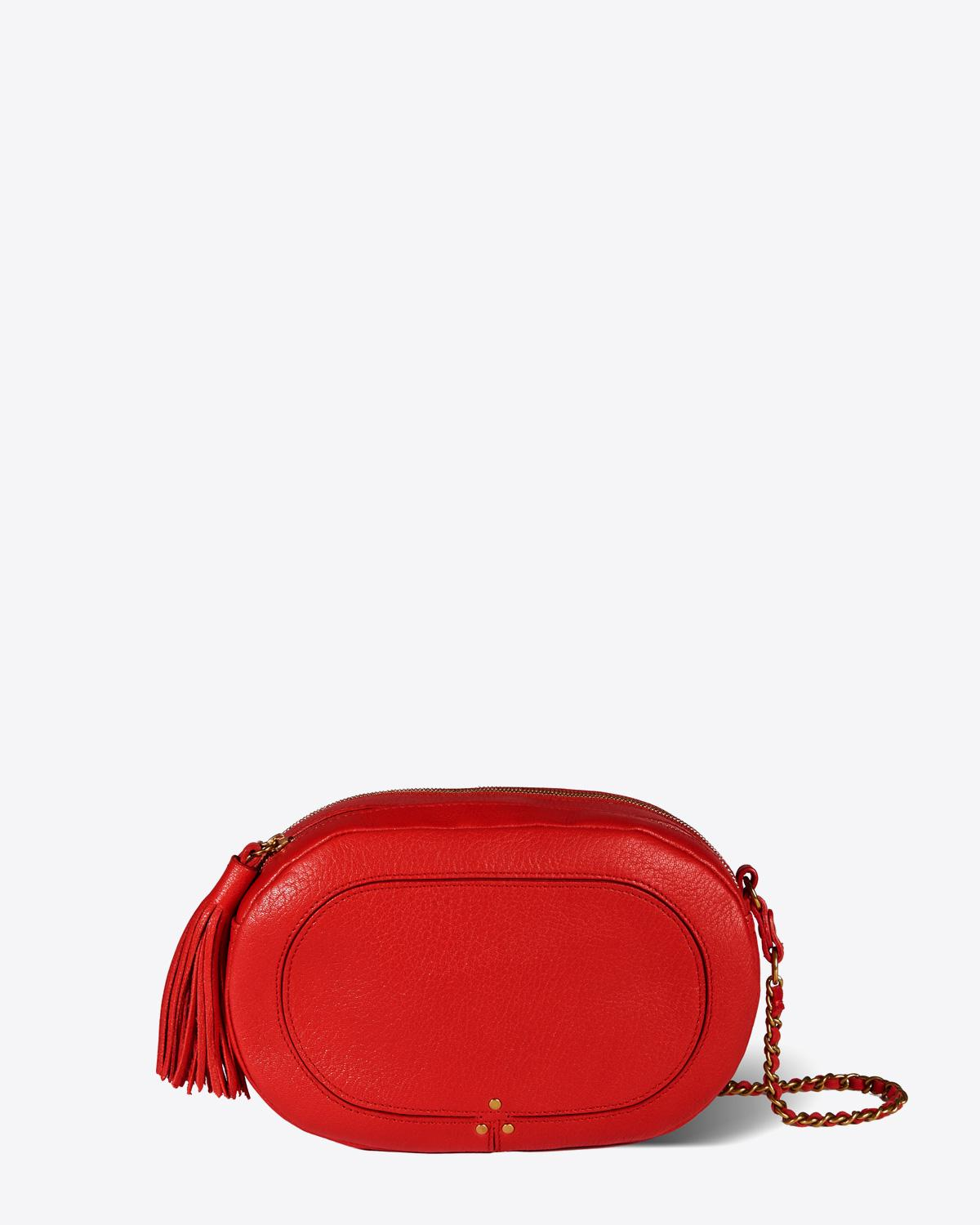 Jérôme Dreyfuss Pré-Collection Marc Goatskin Rouge  