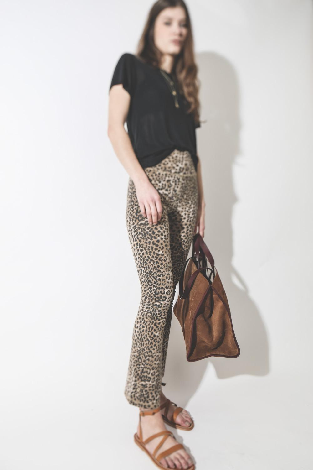 Pantalon animal clearance print 2019